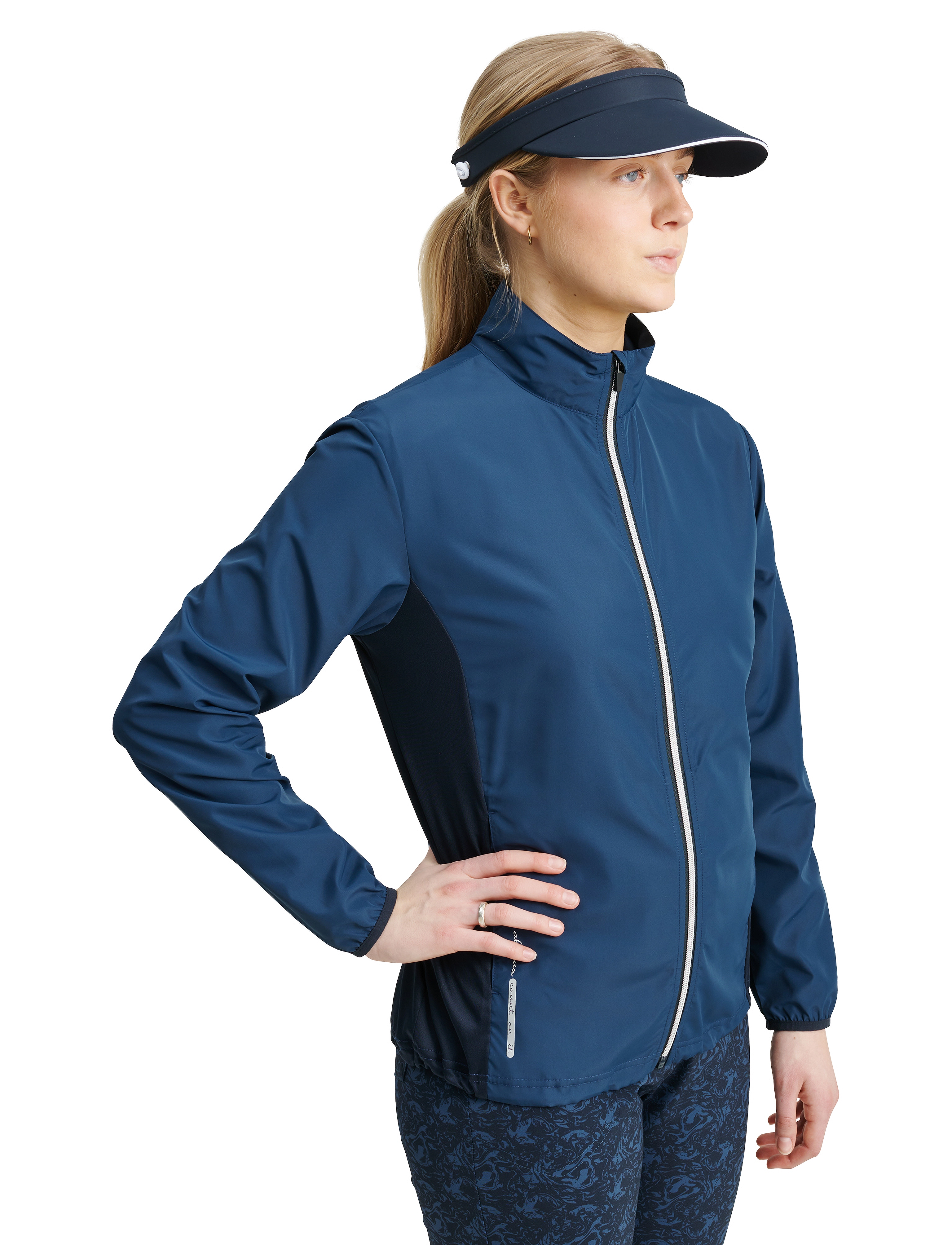 Abacus - Lds Ganton stretch wind jacket - peacock blue - 2
