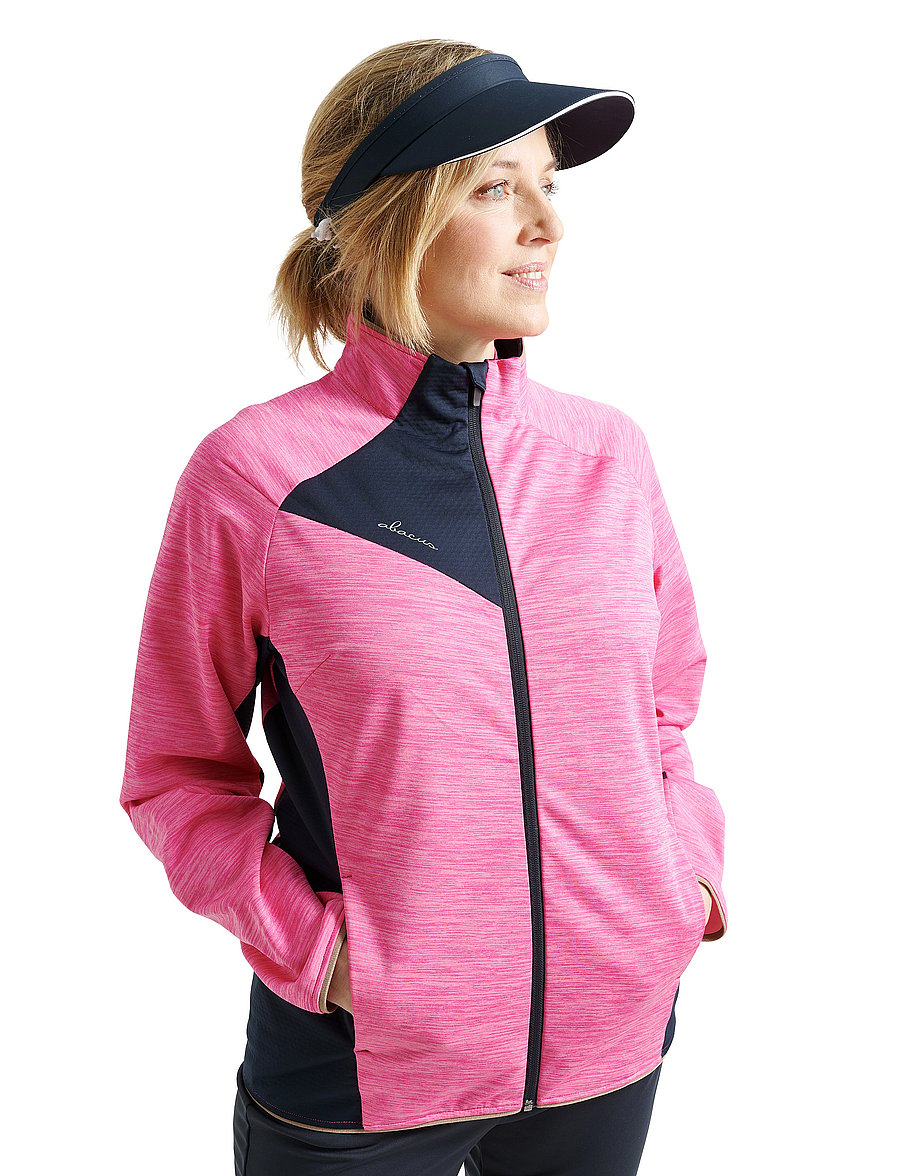 Abacus - Lds Ardfin softshell jacket - golf-jacken - rose - 2