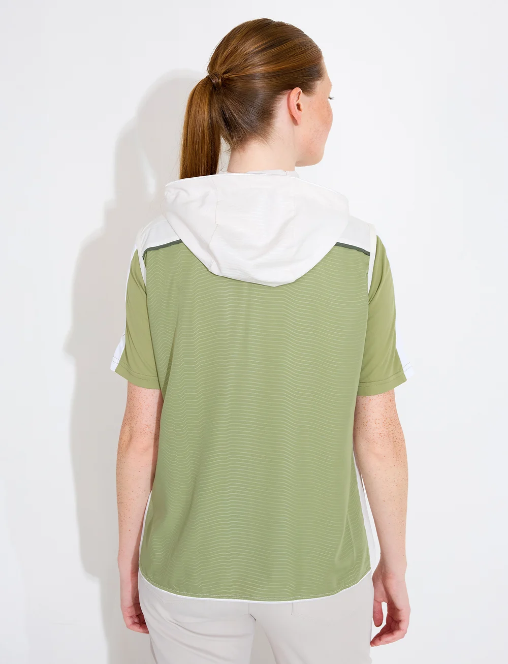 Abacus - Lds Lanark stretch windvest - ytterkläder - linden - 3