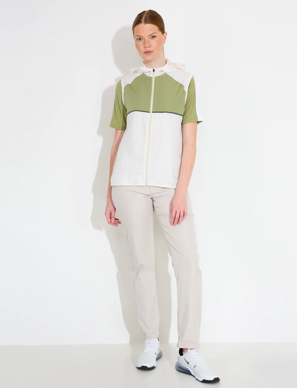 Abacus - Lds Lanark stretch windvest - ytterkläder - linden - 4