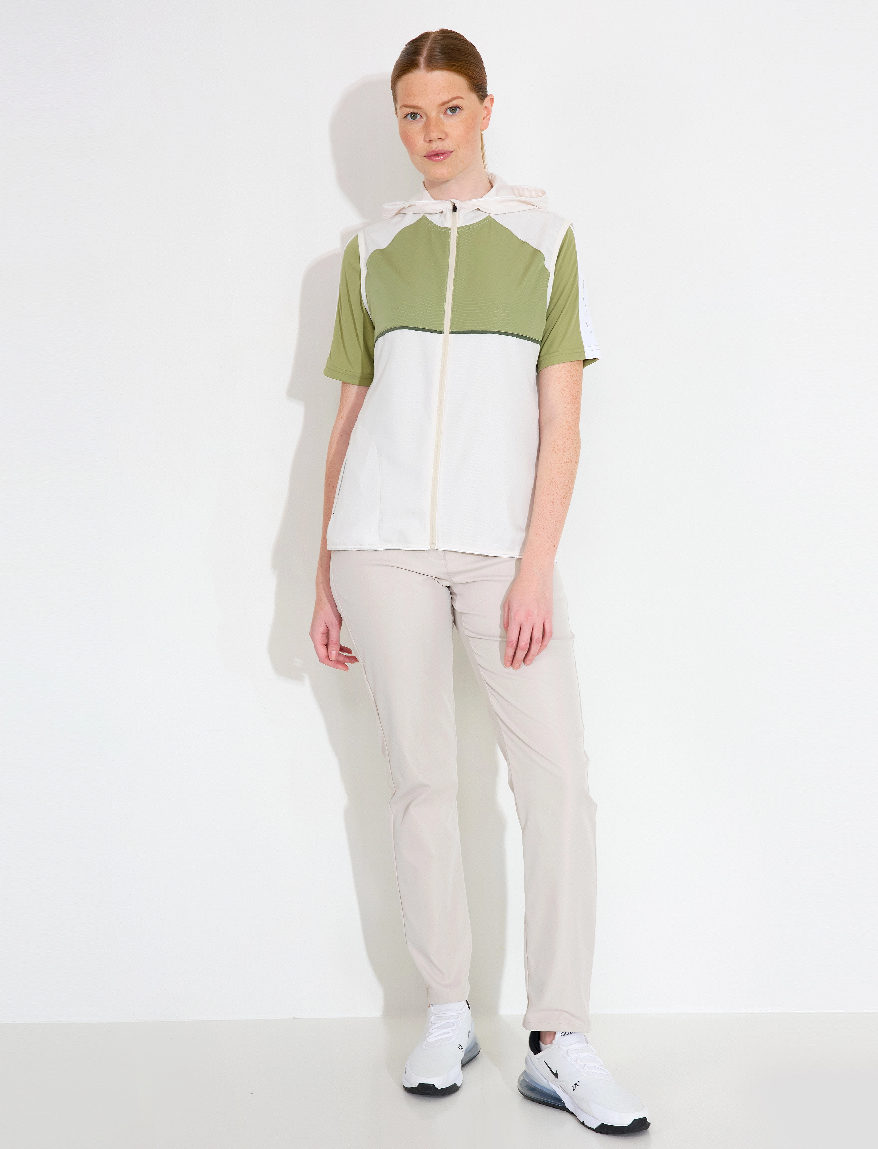 Abacus - Lds Lanark stretch windvest - vestes - linden - 4