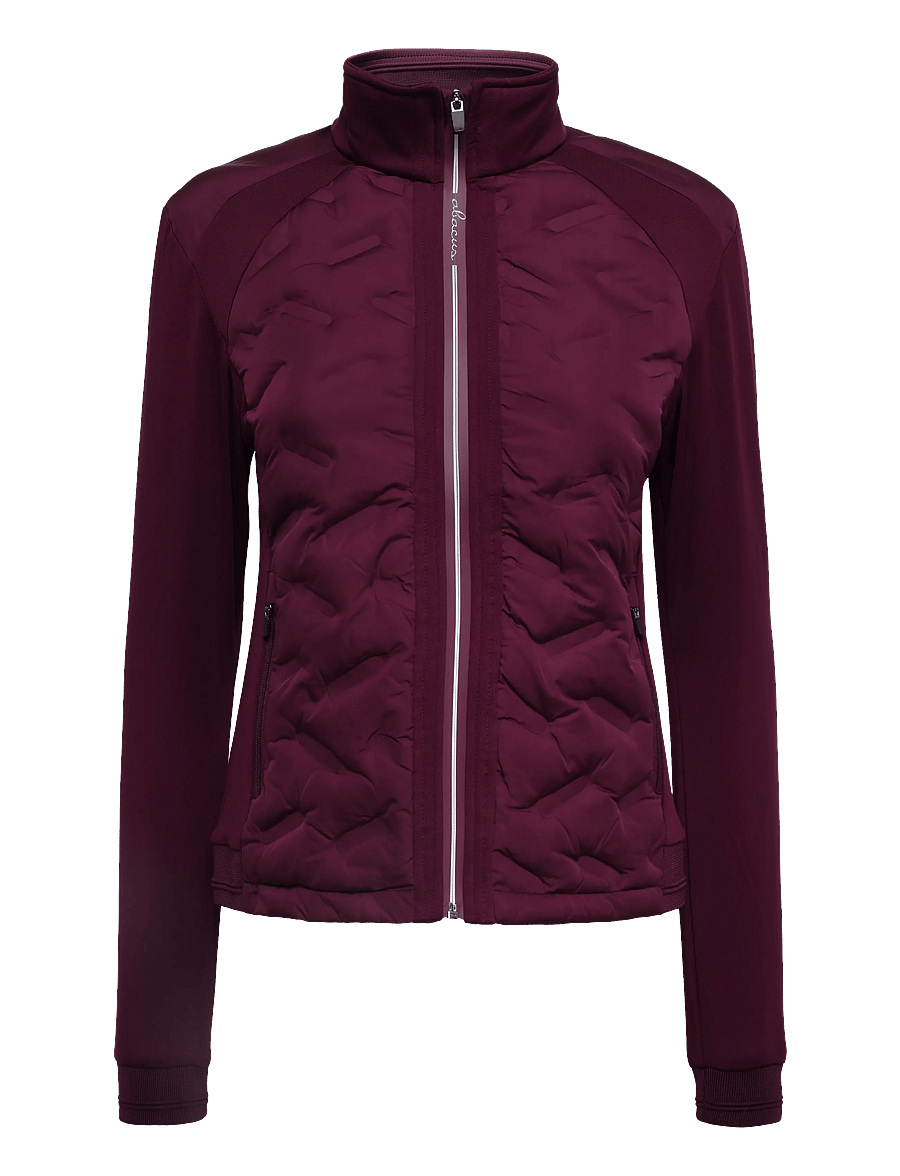 Abacus - Lds Portrush hybrid jacket - golf-jacken - beetroot - 1