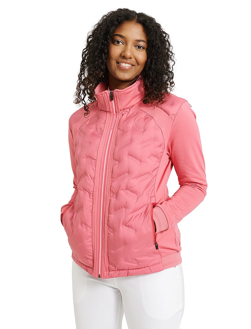 Abacus - Lds Portrush hybrid jacket - golf-jacken - lipstick - 0