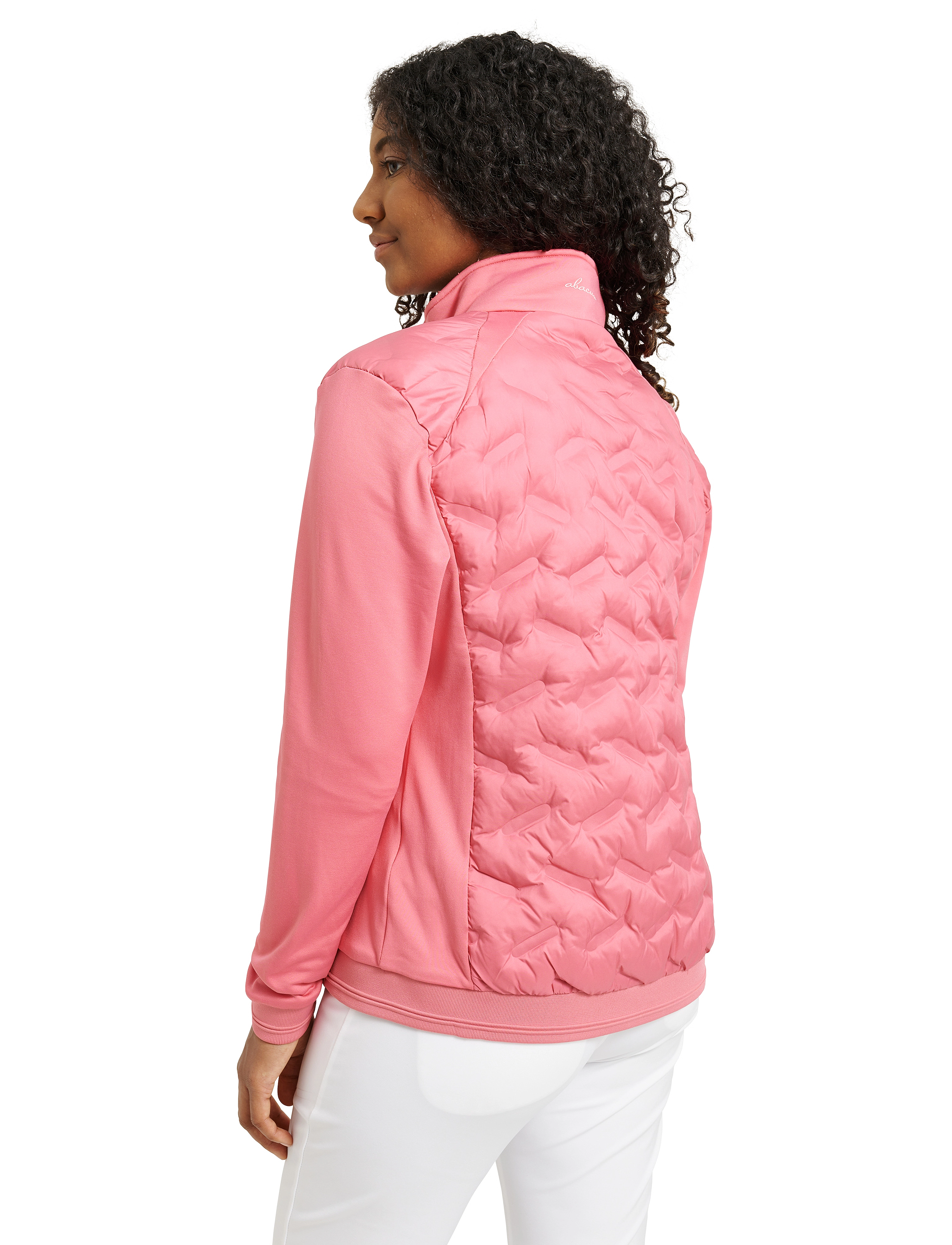 Abacus - Lds Portrush hybrid jacket - golfjackor - lipstick - 2