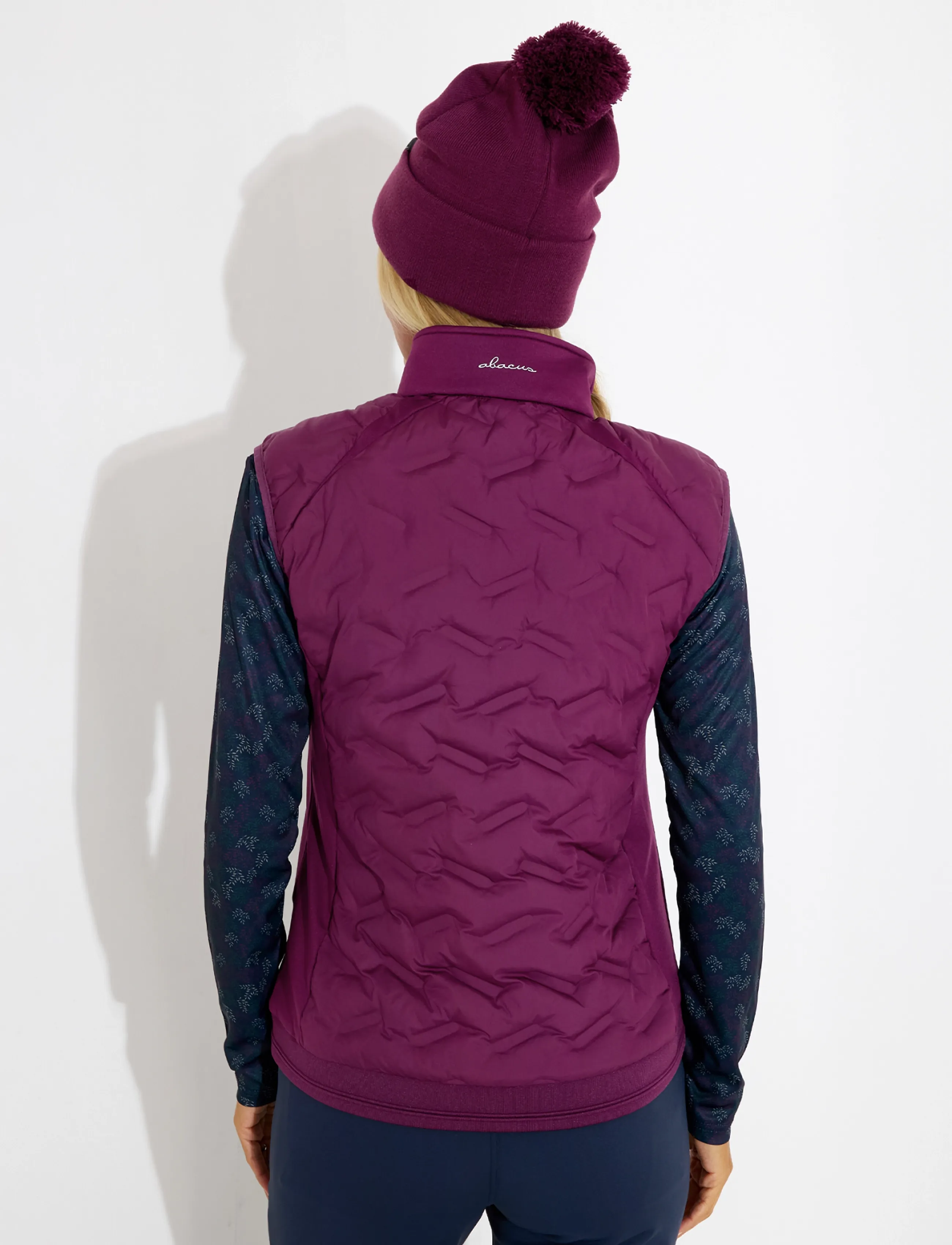 Abacus - Lds Portrush hybrid vest - outdoor - beetroot - 3