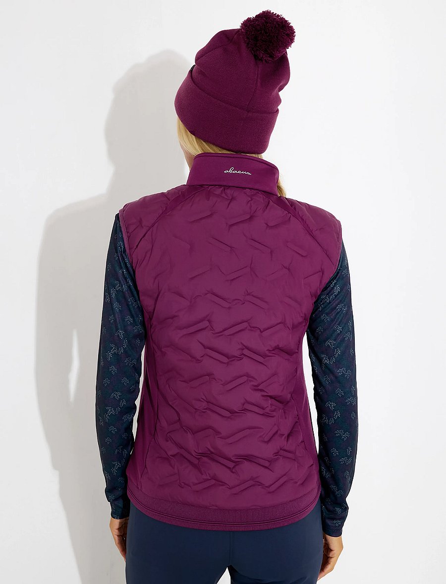 Abacus - Lds Portrush hybrid vest - outdoor - beetroot - 3