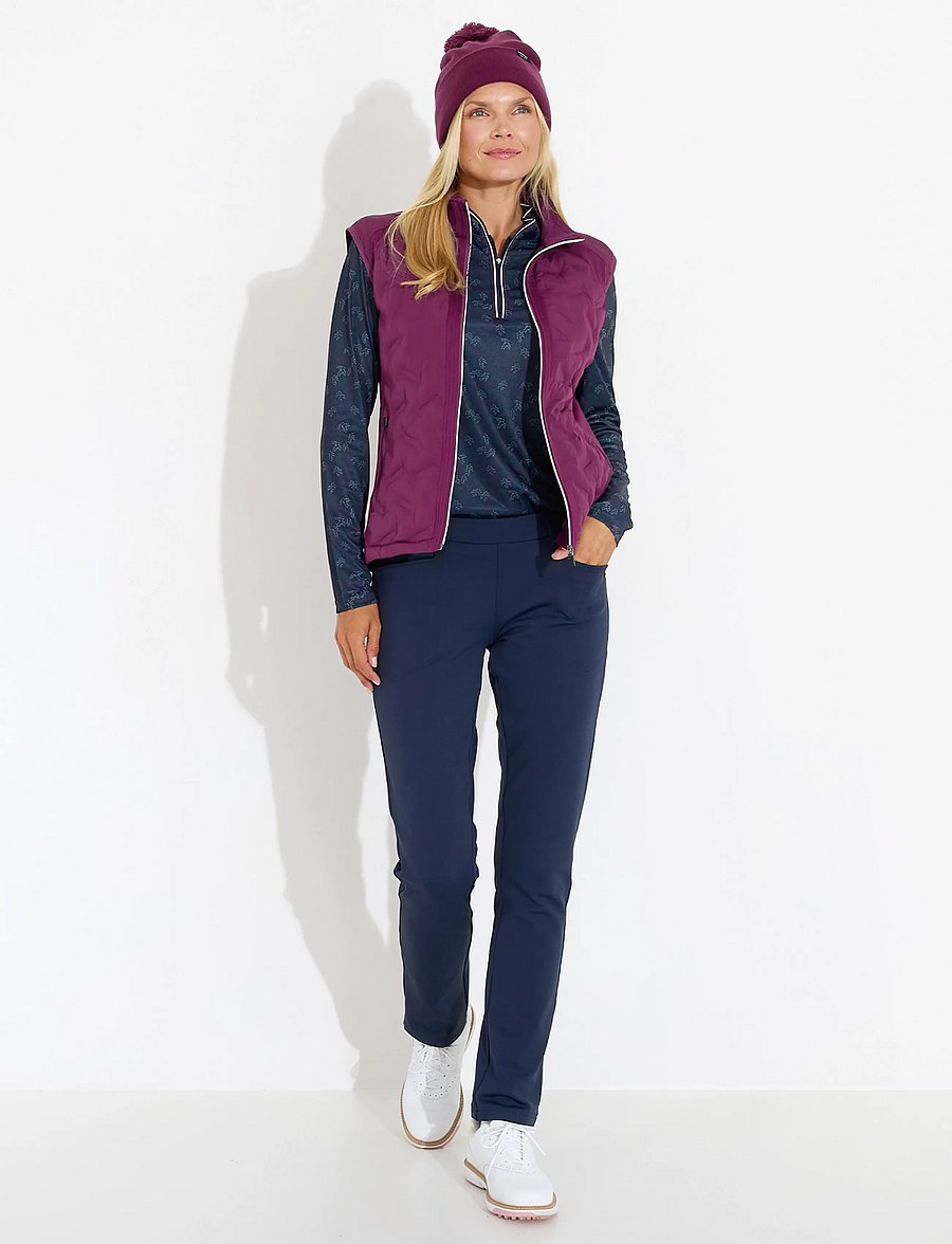 Abacus - Lds Portrush hybrid vest - outdoor - beetroot - 4
