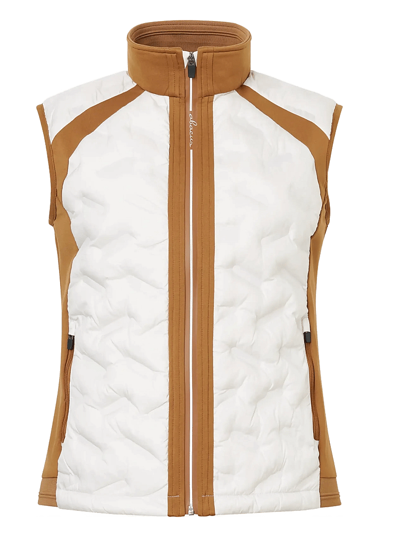 Abacus - Lds Portrush hybrid vest - outerwear - cognac - 1