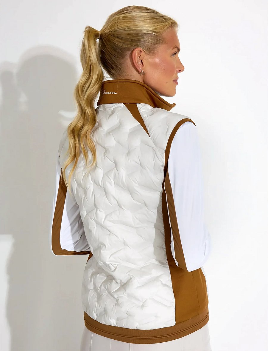 Abacus - Lds Portrush hybrid vest - outdoor - cognac - 2