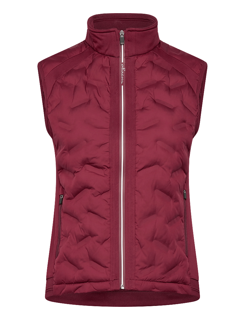 Abacus - Lds Portrush hybrid vest - overtøj - cranberry - 1
