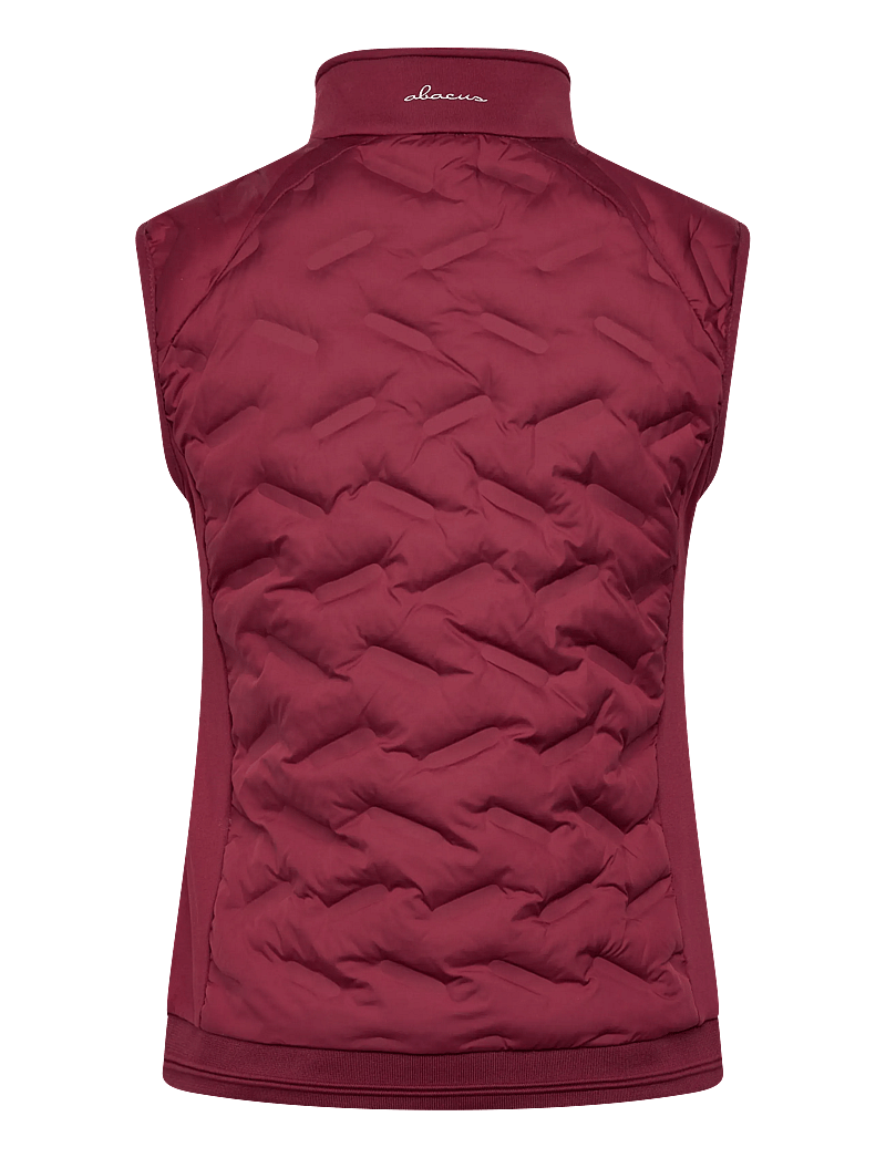 Abacus - Lds Portrush hybrid vest - overtøj - cranberry - 2