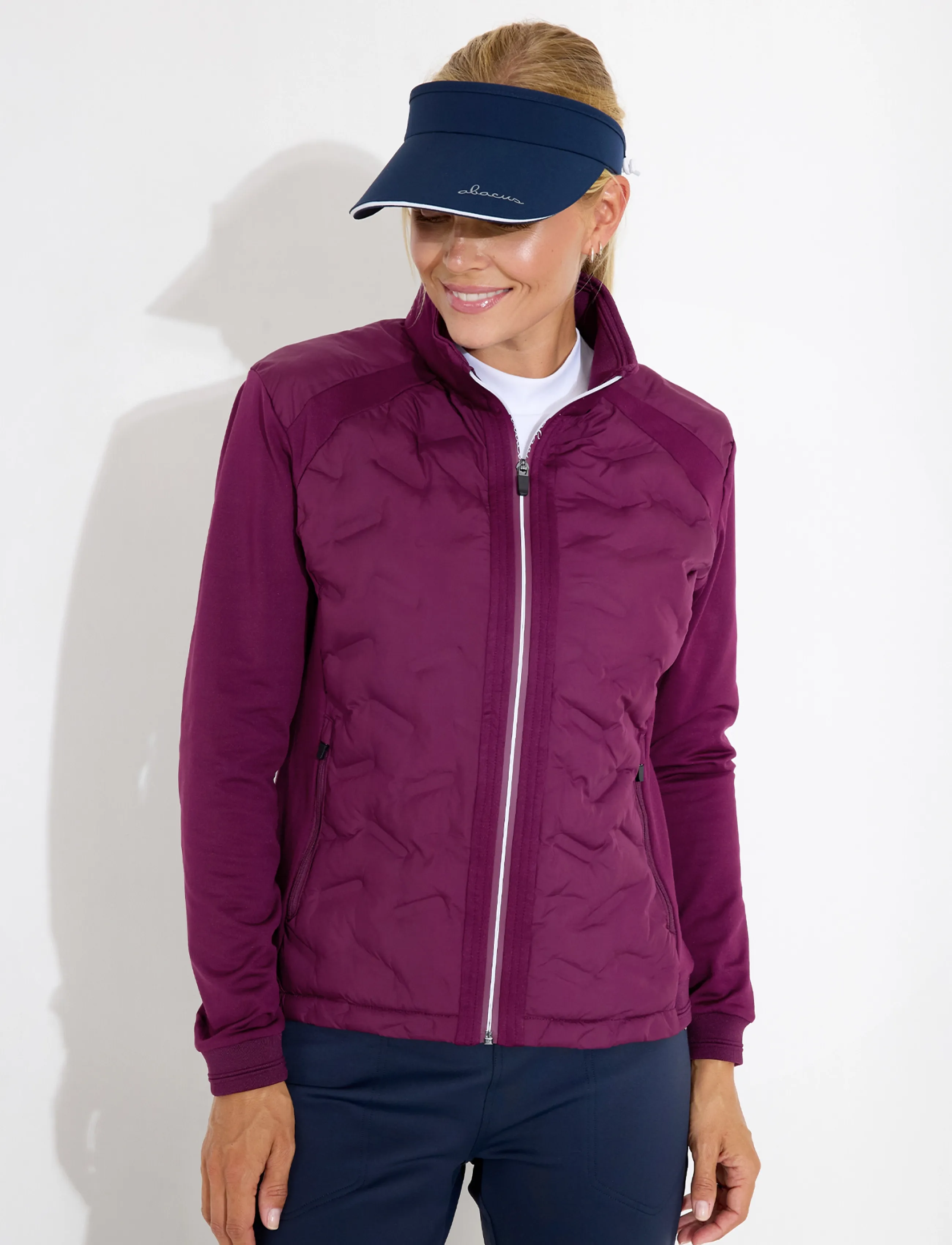 Abacus Lds Portrush Hybrid Vest, Kvinder, Hybrid Vest, Lila, Str: M