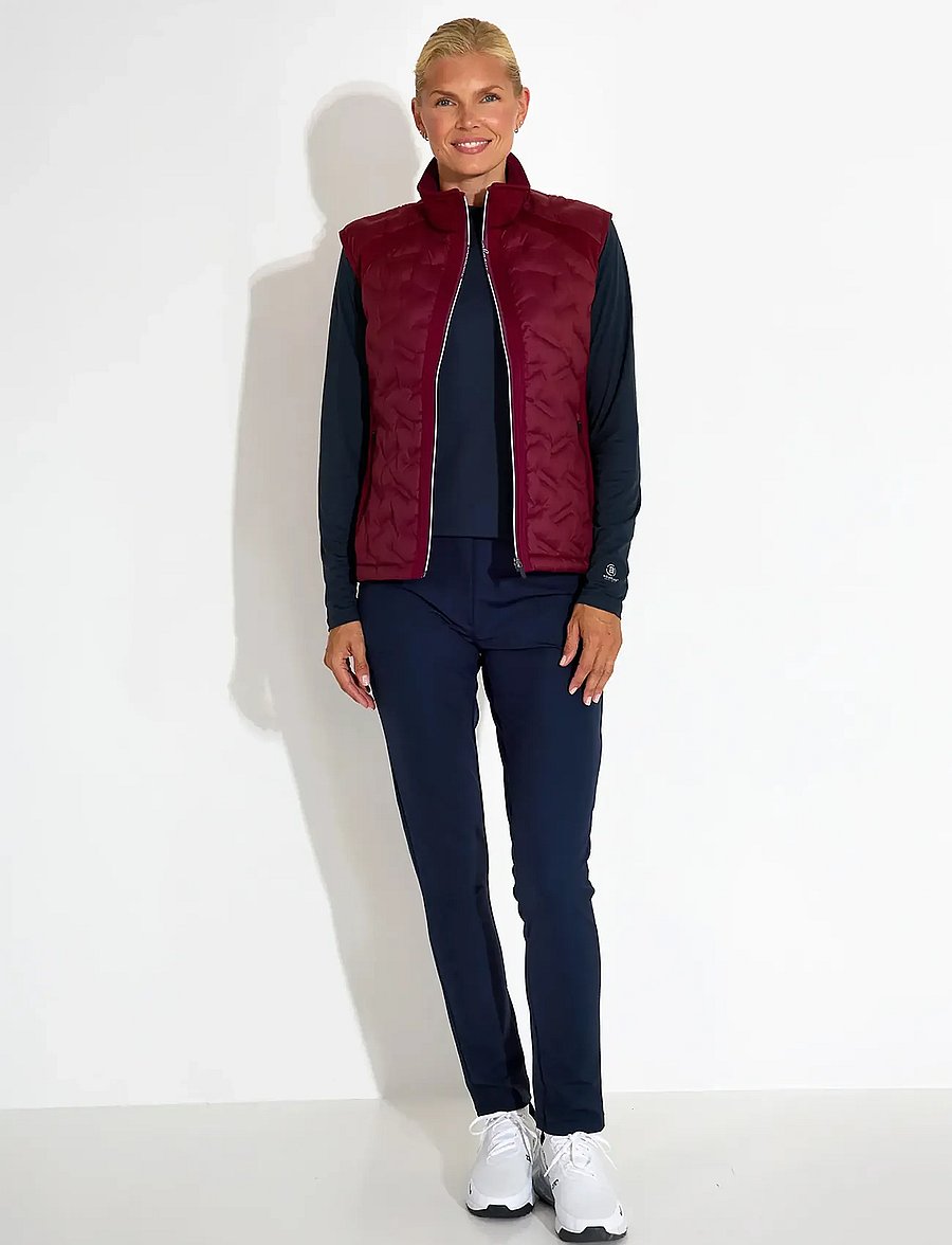 Abacus - Lds Portrush hybrid vest - vesten - cranberry - 4
