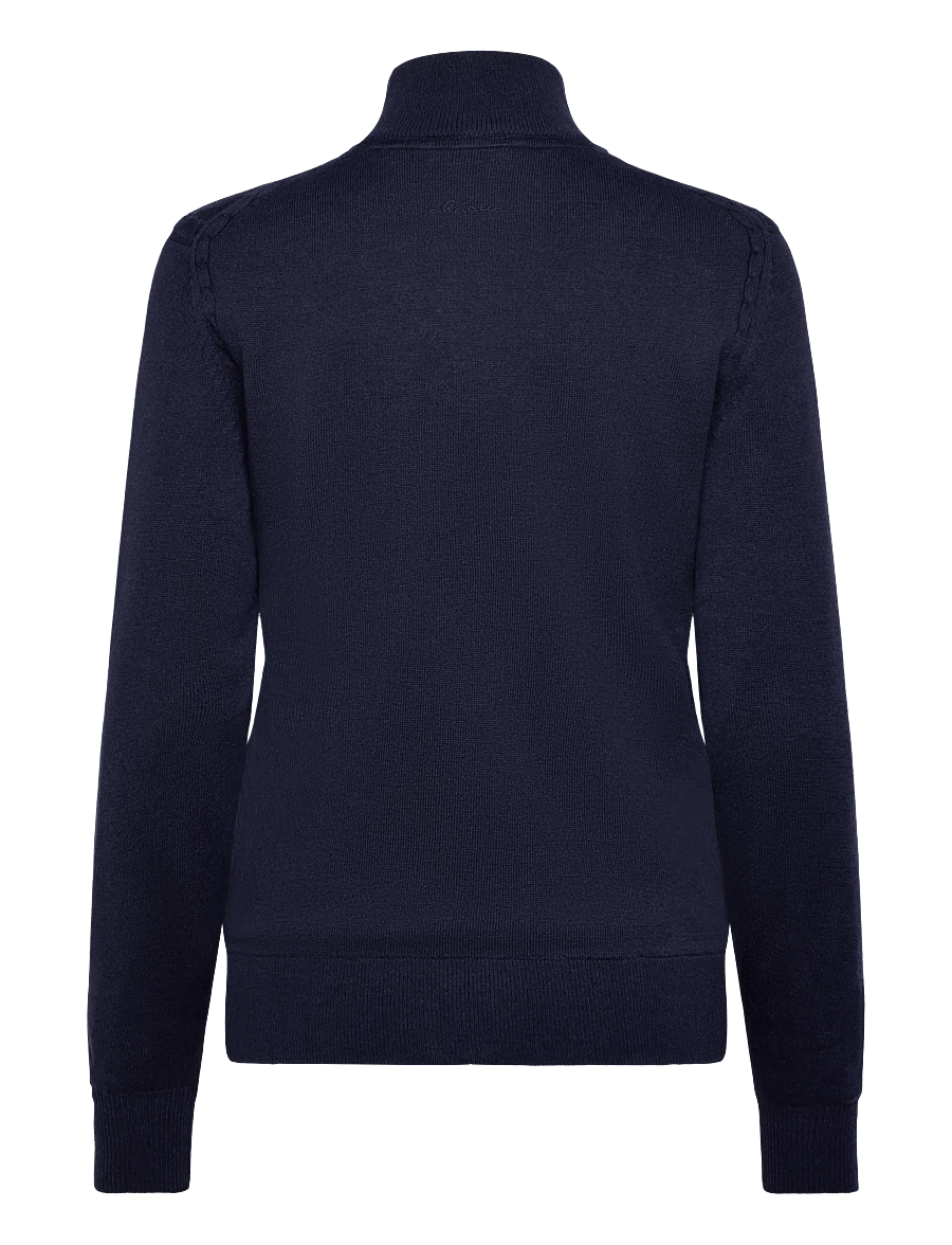 Abacus - Lds Liffin knitted windstopper - navy - 2