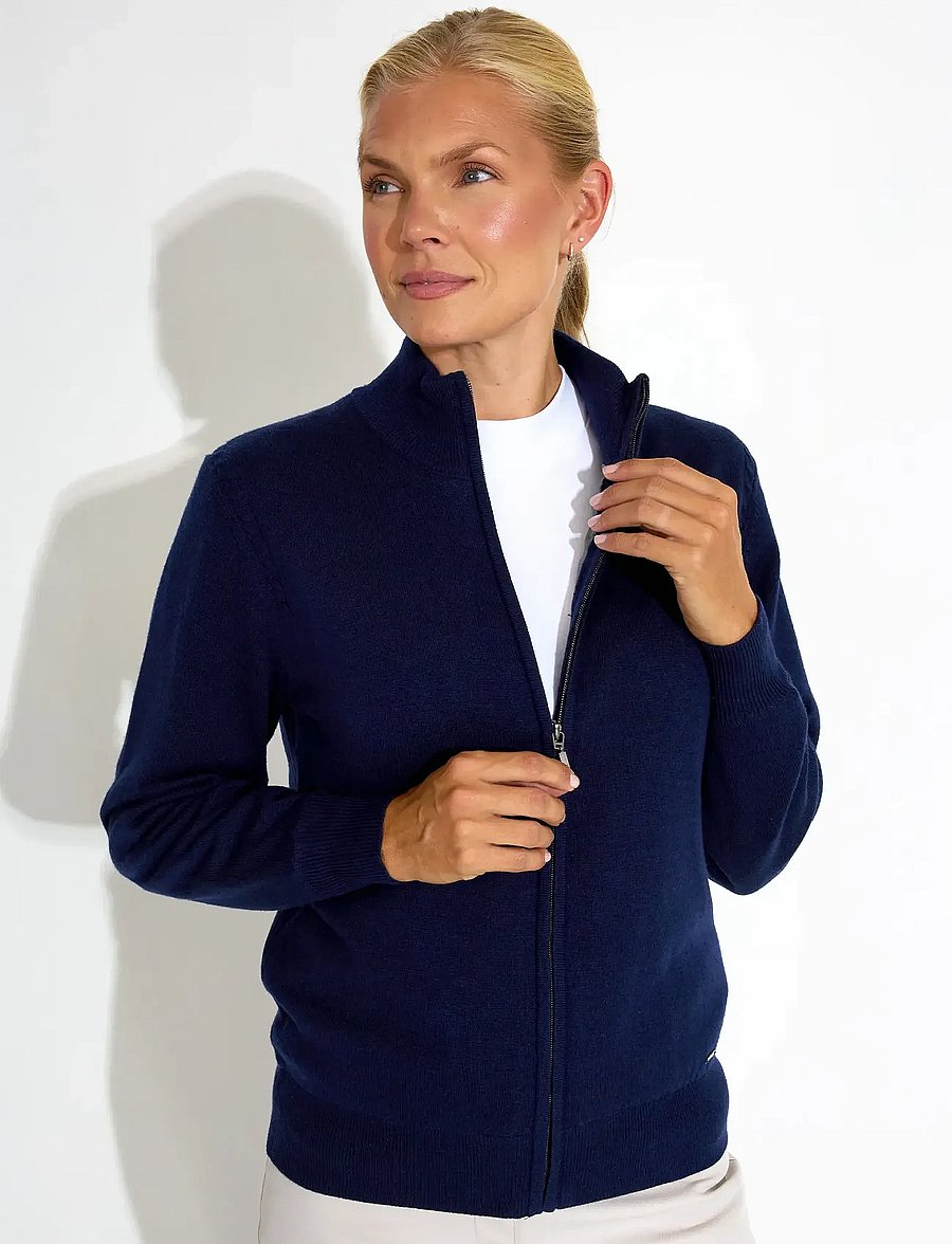 Abacus - Lds Liffin knitted windstopper - navy - 0