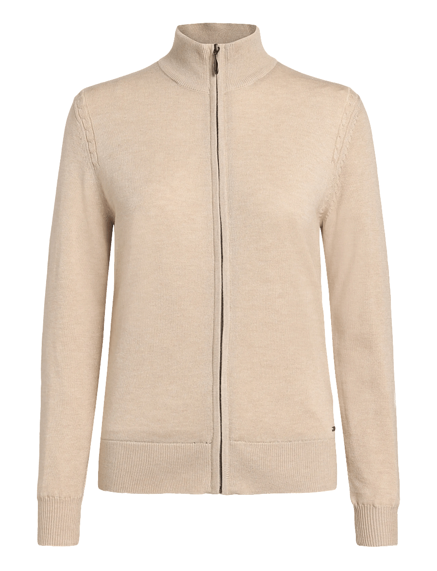 Abacus - Lds Liffin knitted windstopper - dressipluusid ja pusad - sandshell - 1