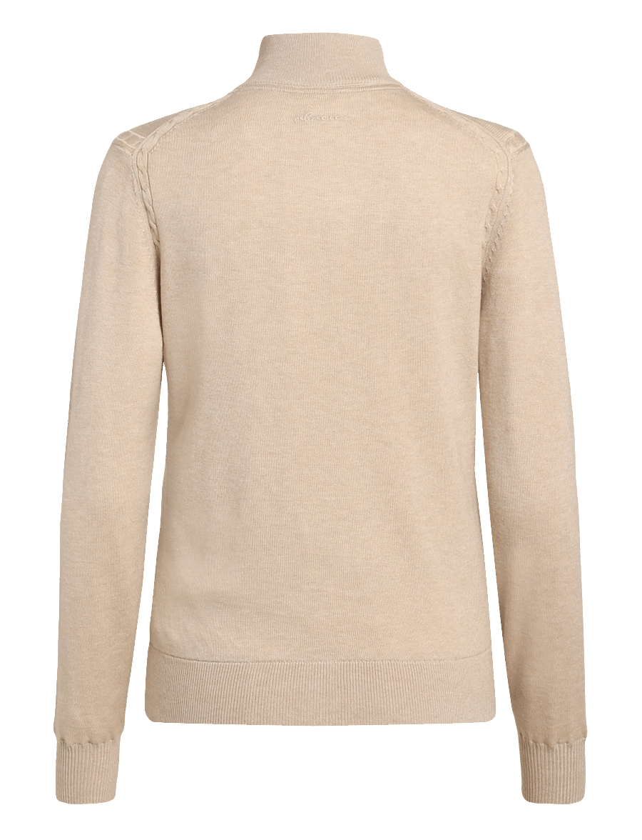 Abacus - Lds Liffin knitted windstopper - dressipluusid ja pusad - sandshell - 2