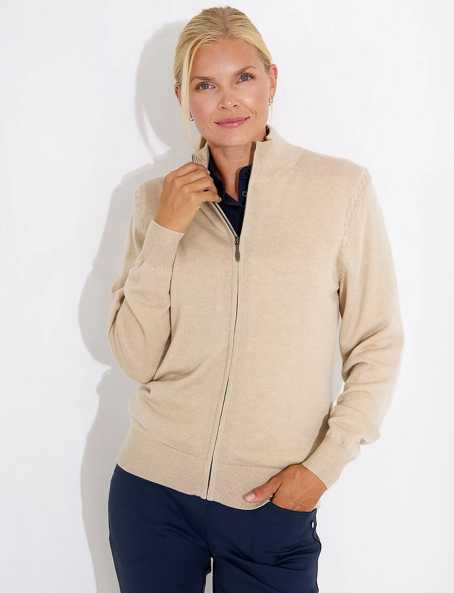 Abacus - Lds Liffin knitted windstopper - sandshell - 0