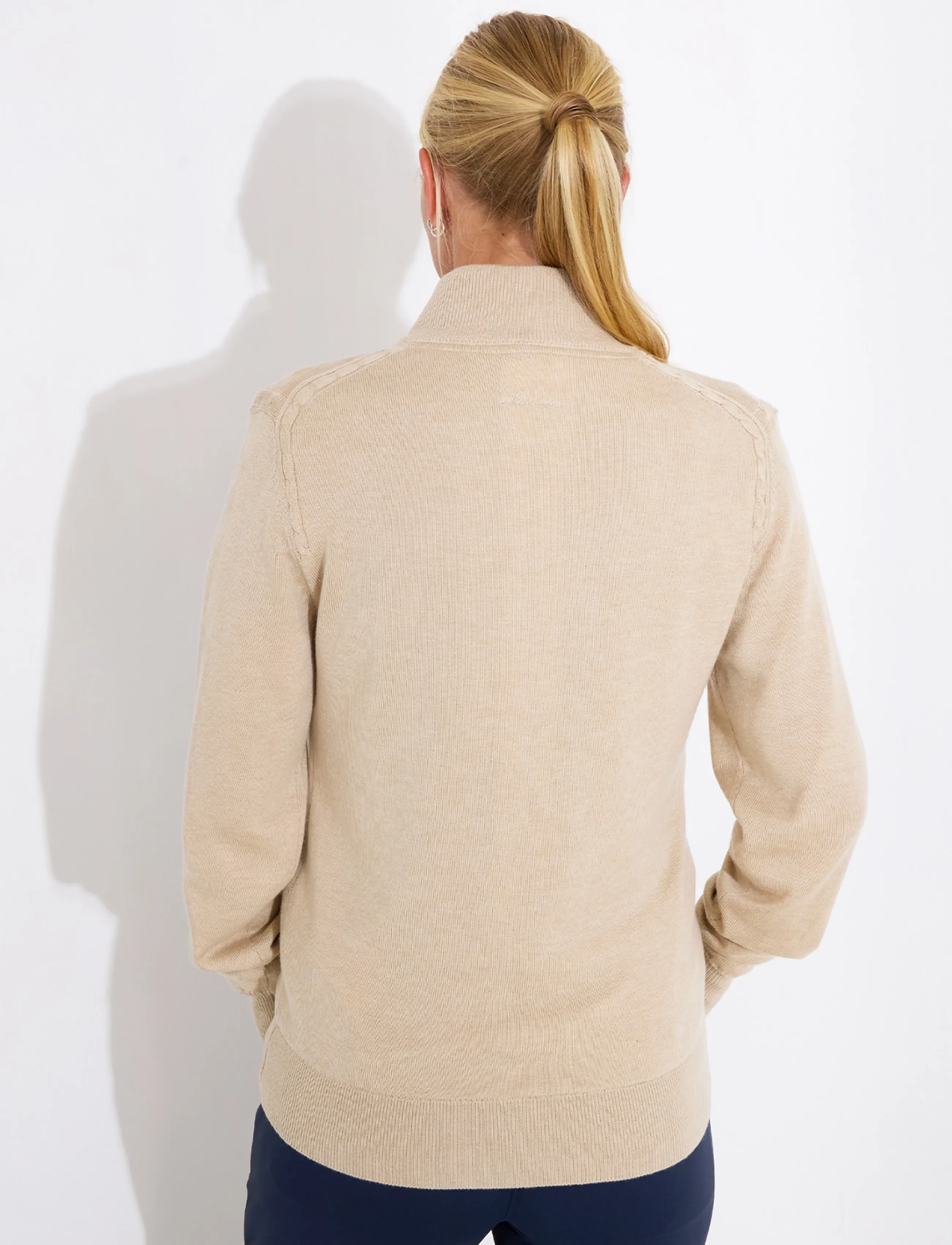 Abacus - Lds Liffin knitted windstopper - sandshell - 2