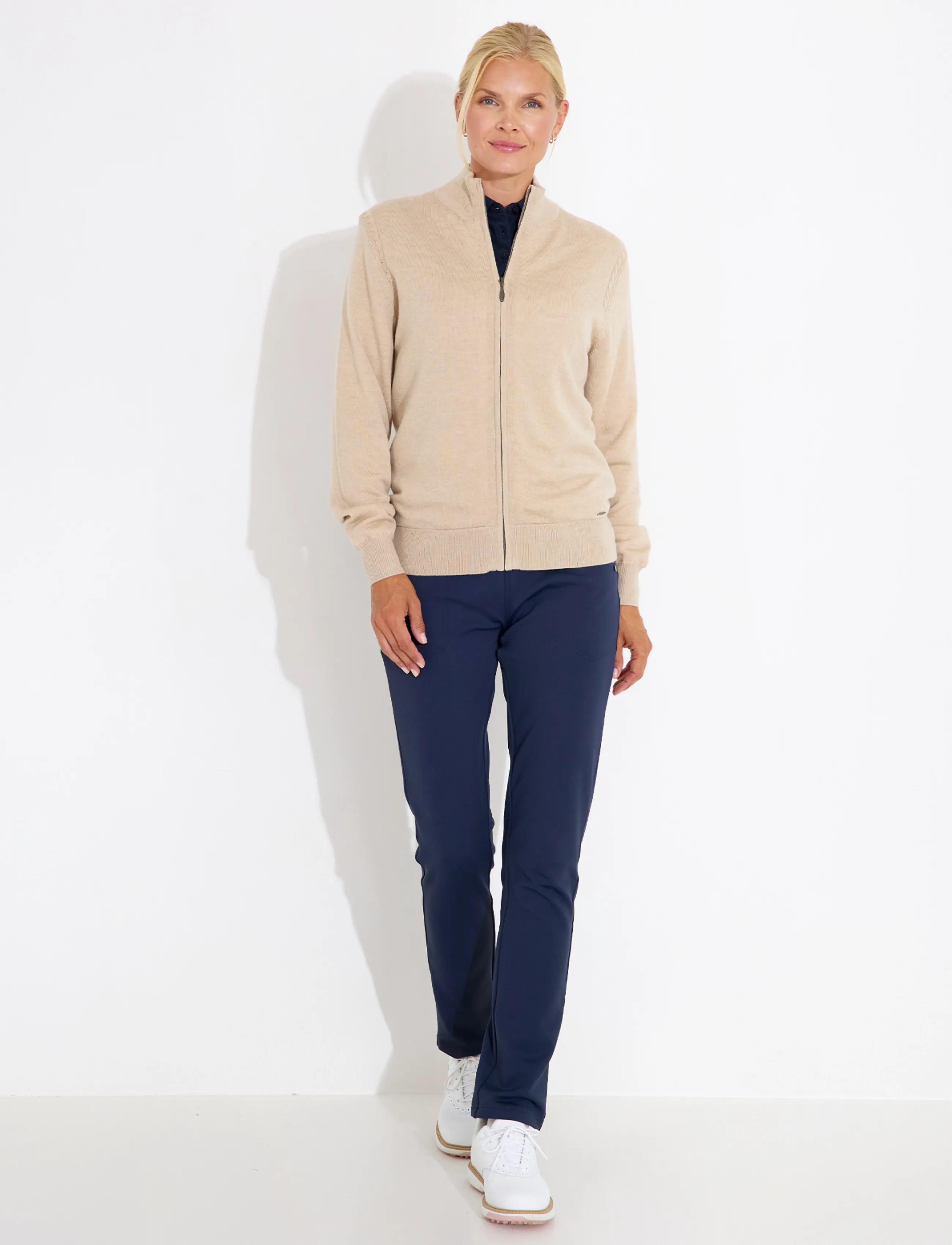 Abacus - Lds Liffin knitted windstopper - sandshell - 3