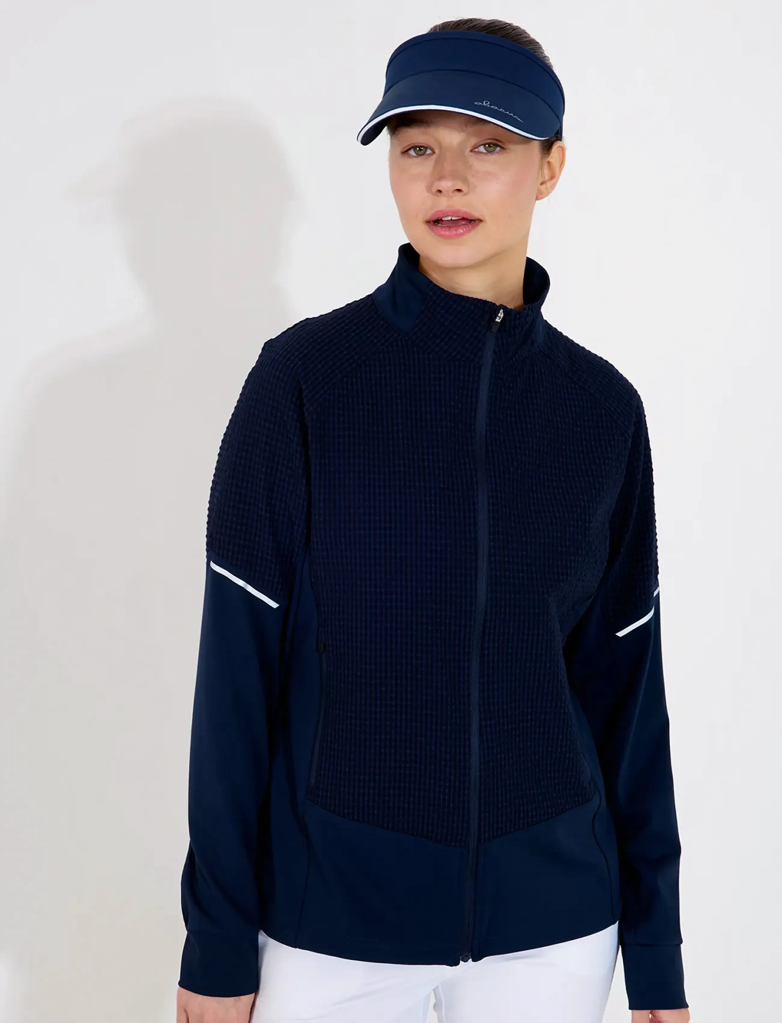 Abacus Lds Wedge Hybrid Jacket, M, Navy, Sport Jackets > Sport Golf Jackets, Dame