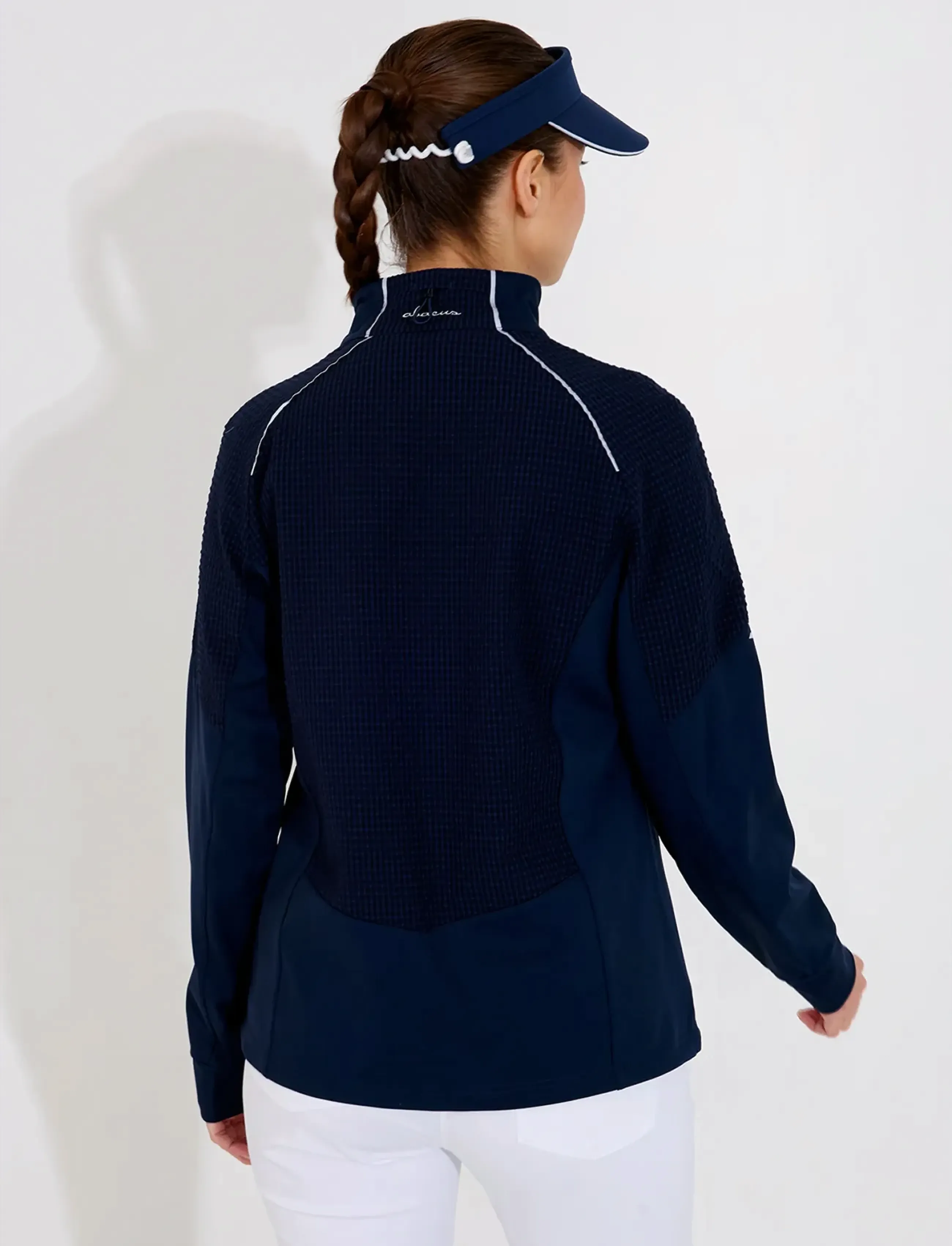 Abacus - Lds Wedge hybrid jacket - golfjakkar - navy - 2