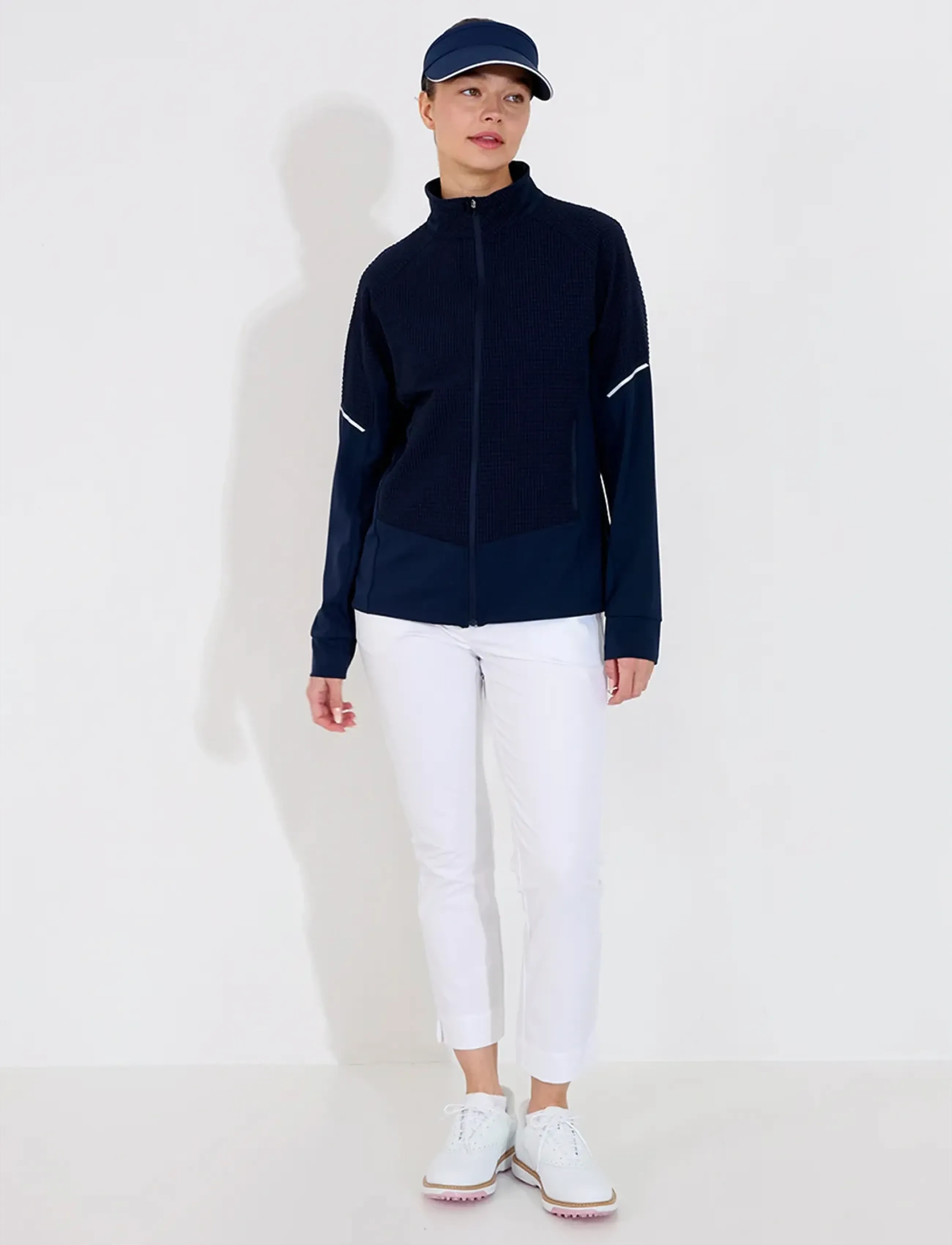 Abacus - Lds Wedge hybrid jacket - golfjakkar - navy - 3
