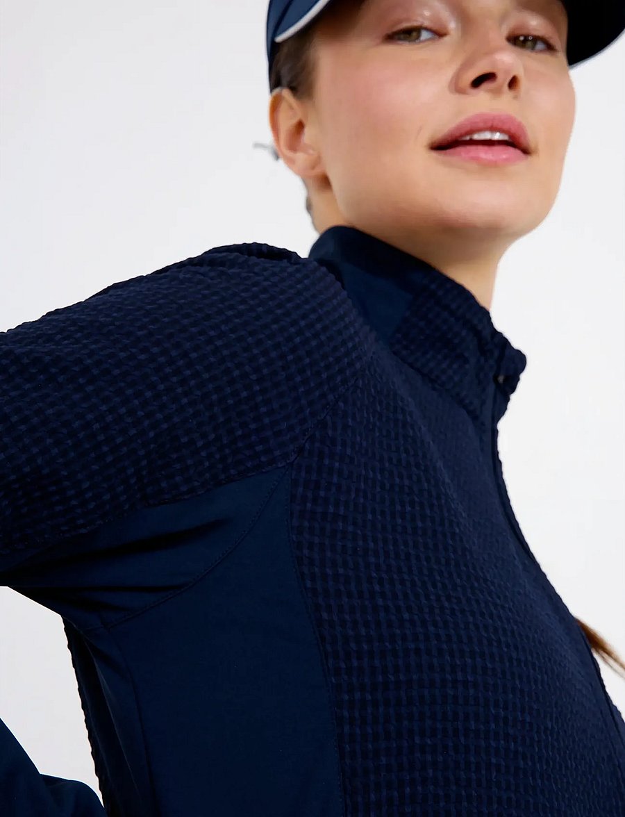 Abacus - Lds Wedge hybrid jacket - golfjakkar - navy - 5