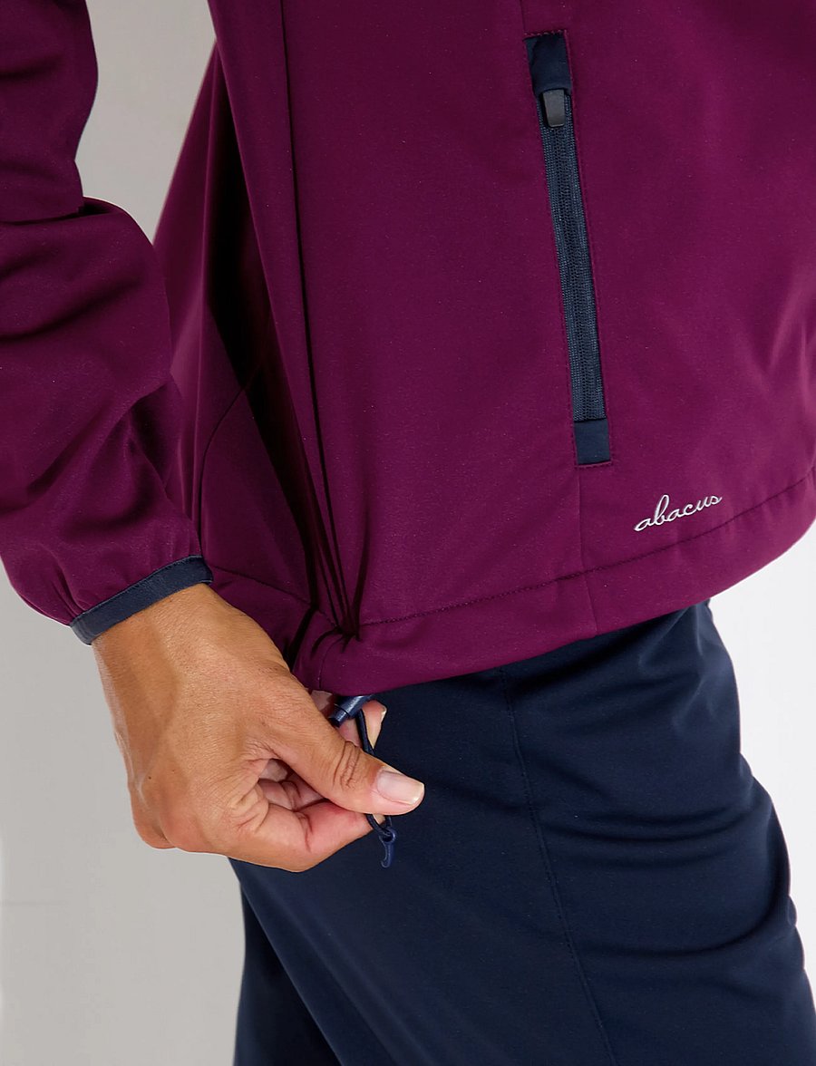 Abacus - Lds Muirfield softshell jacket - beetroot - 4