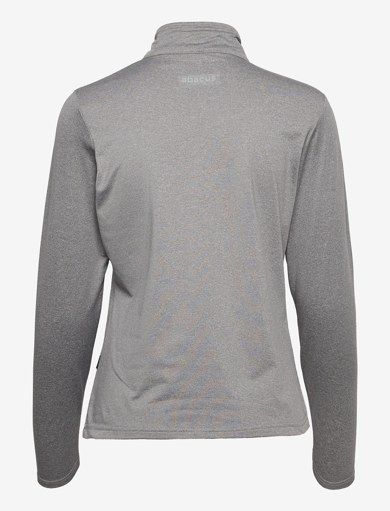 Abacus - Lds Dunbar halfzip fleece - langarmshirts - lt.greymelange - 1