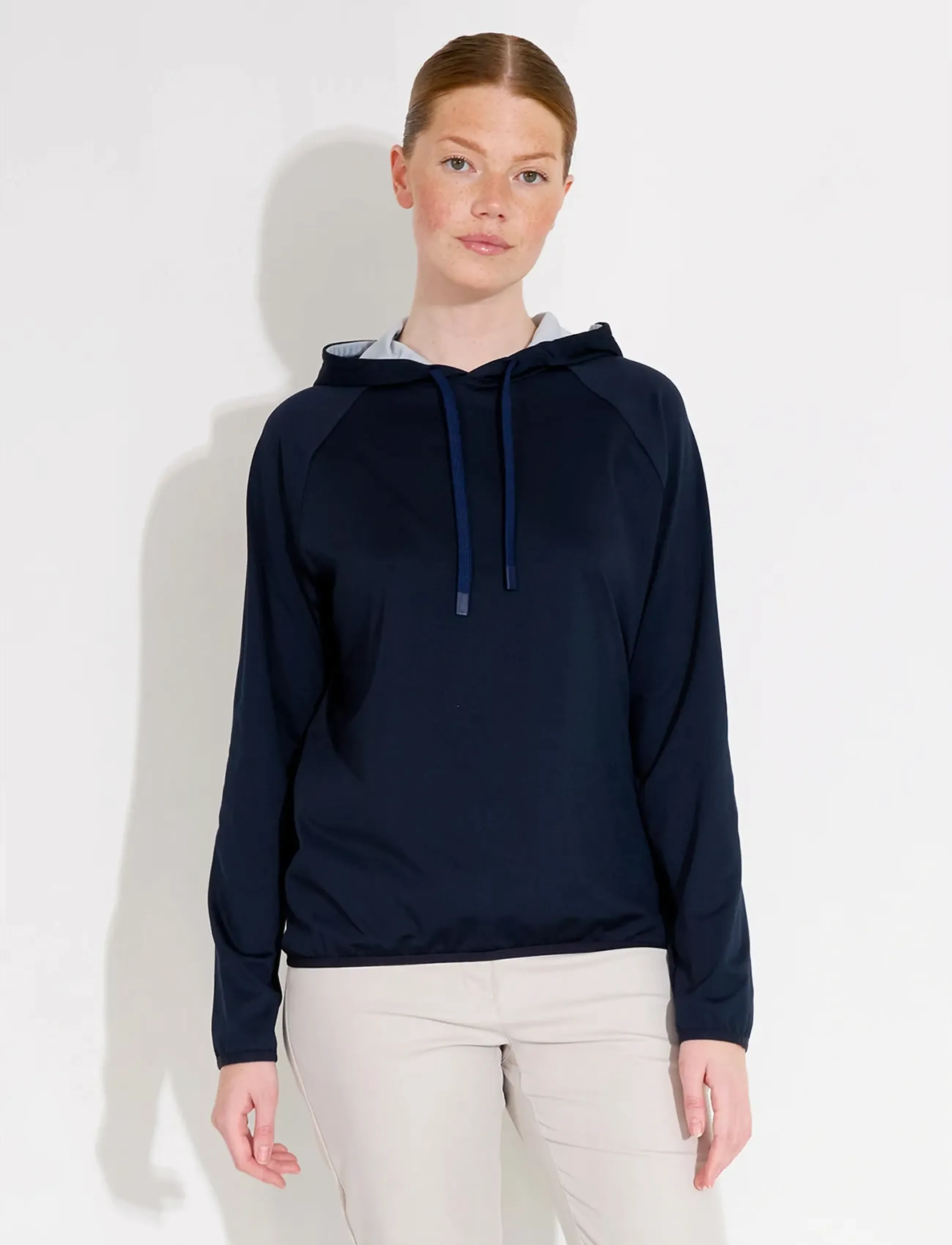 Abacus Lds Loop Hoodie, XS, Sweatshirts & Hoodies, Marineblau - Frauen
