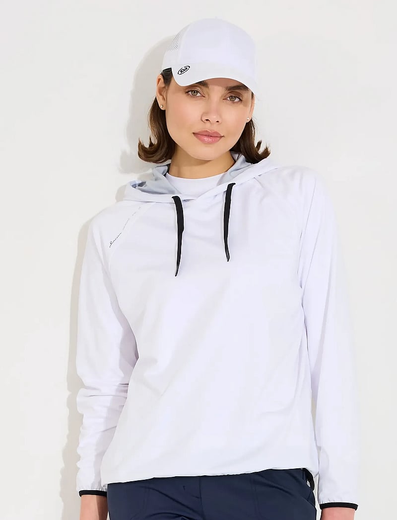 Abacus - Lds Loop hoodie - huvtröjor - white - 0