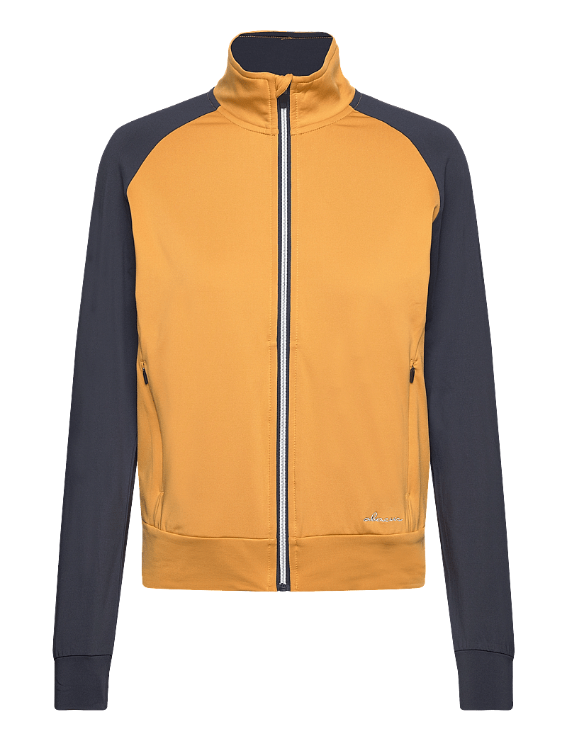 Abacus - Lds Kinloch midlayer jacket - fleece & mellanlager - navy/harvest - 0