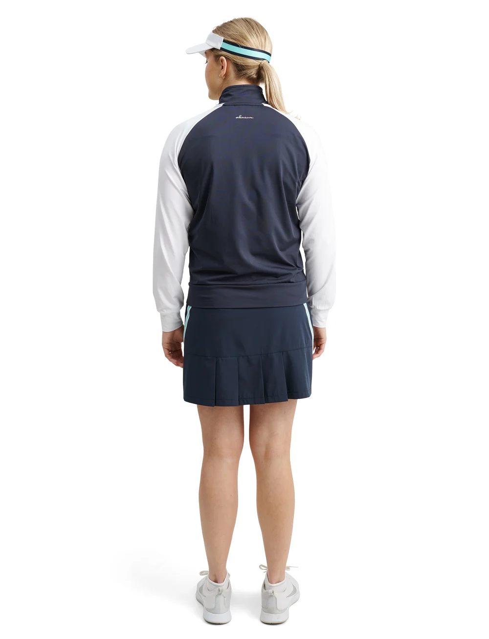 Abacus - Lds Kinloch midlayer jacket - fleece & mellanlager - navy/white - 2