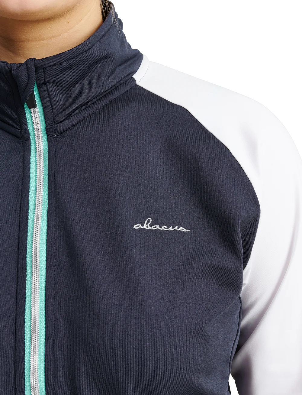 Abacus - Lds Kinloch midlayer jacket - fleece & mellanlager - navy/white - 3