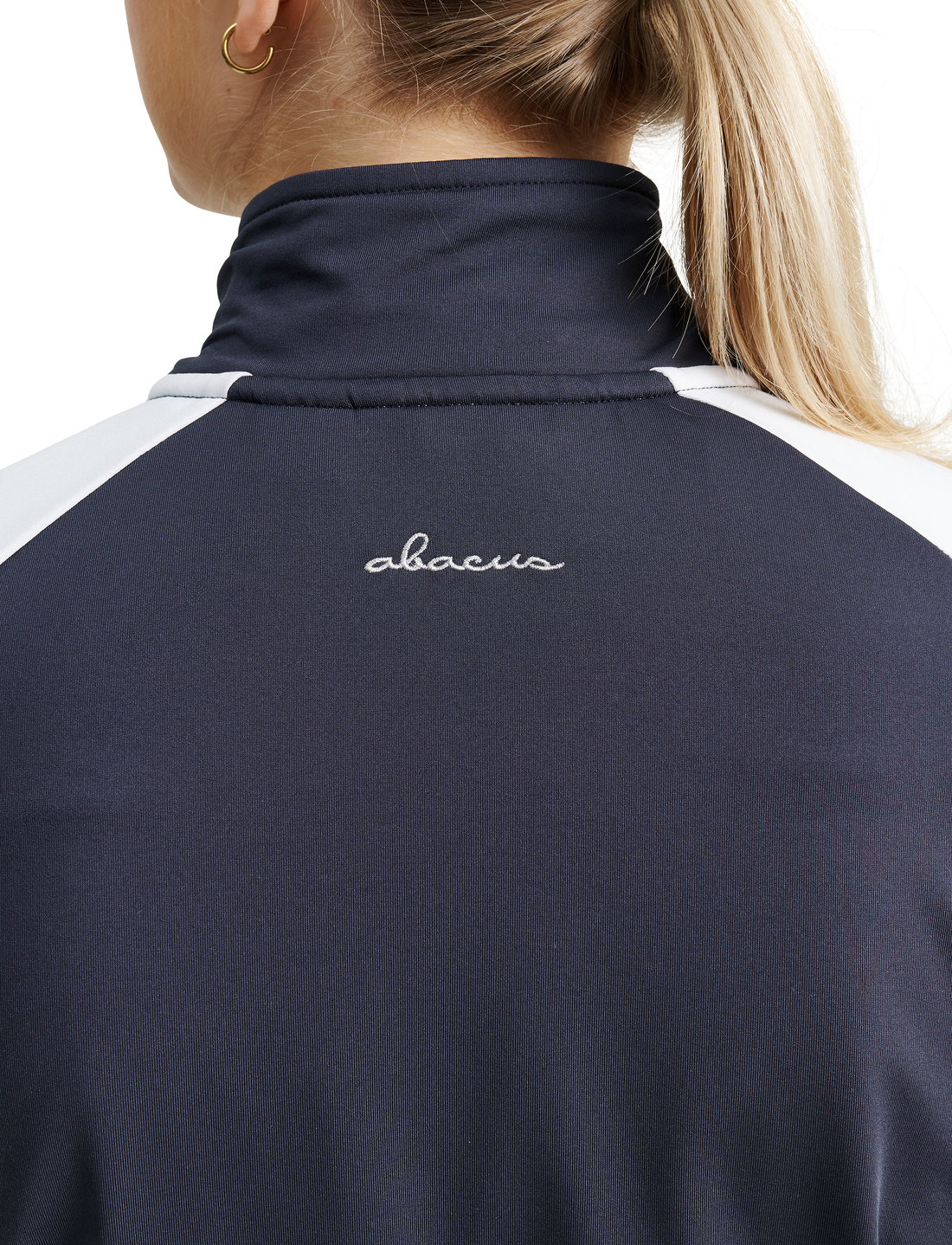 Abacus - Lds Kinloch midlayer jacket - fleece & mellanlager - navy/white - 4