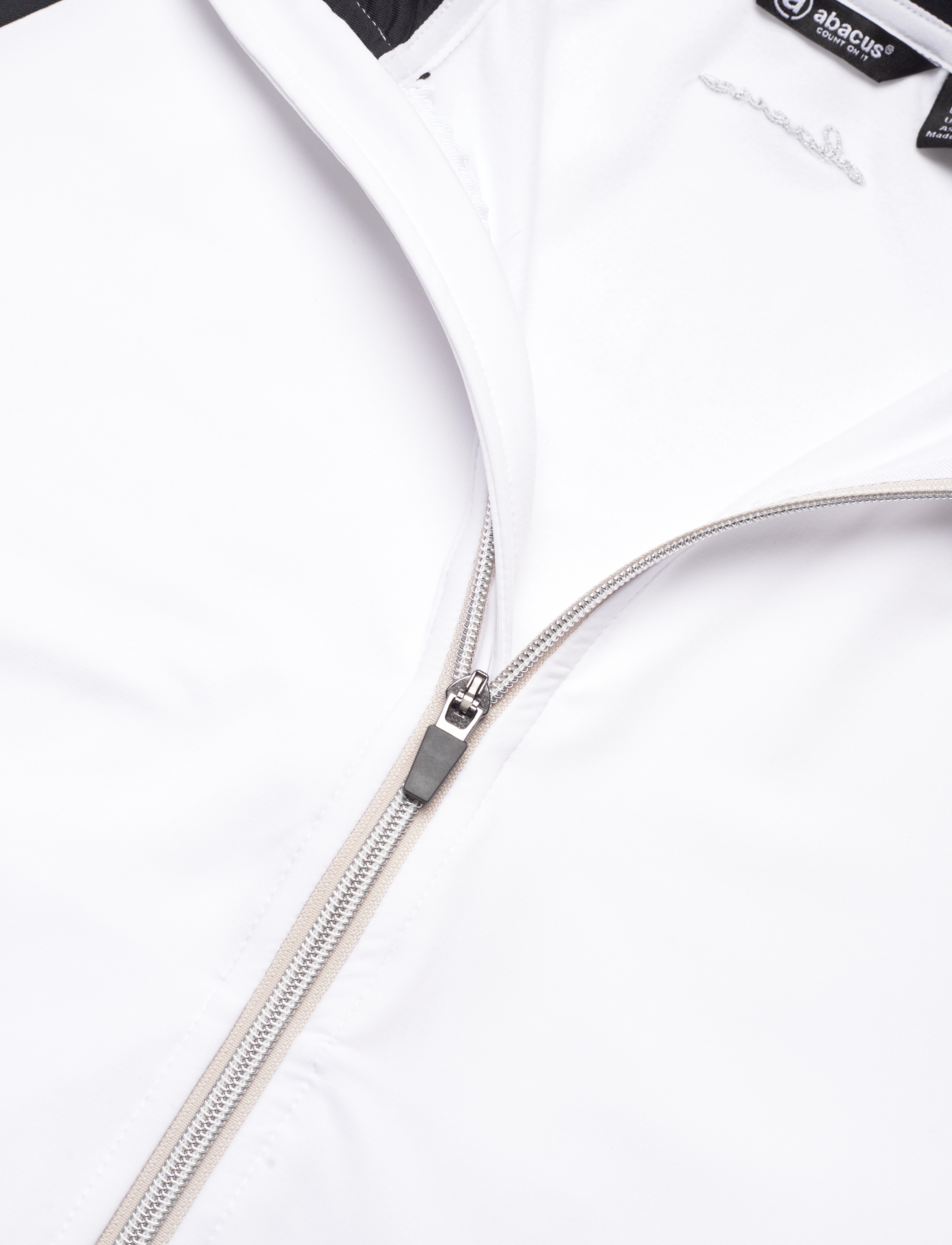 Abacus - Lds Kinloch midlayer jacket - white/black - 2