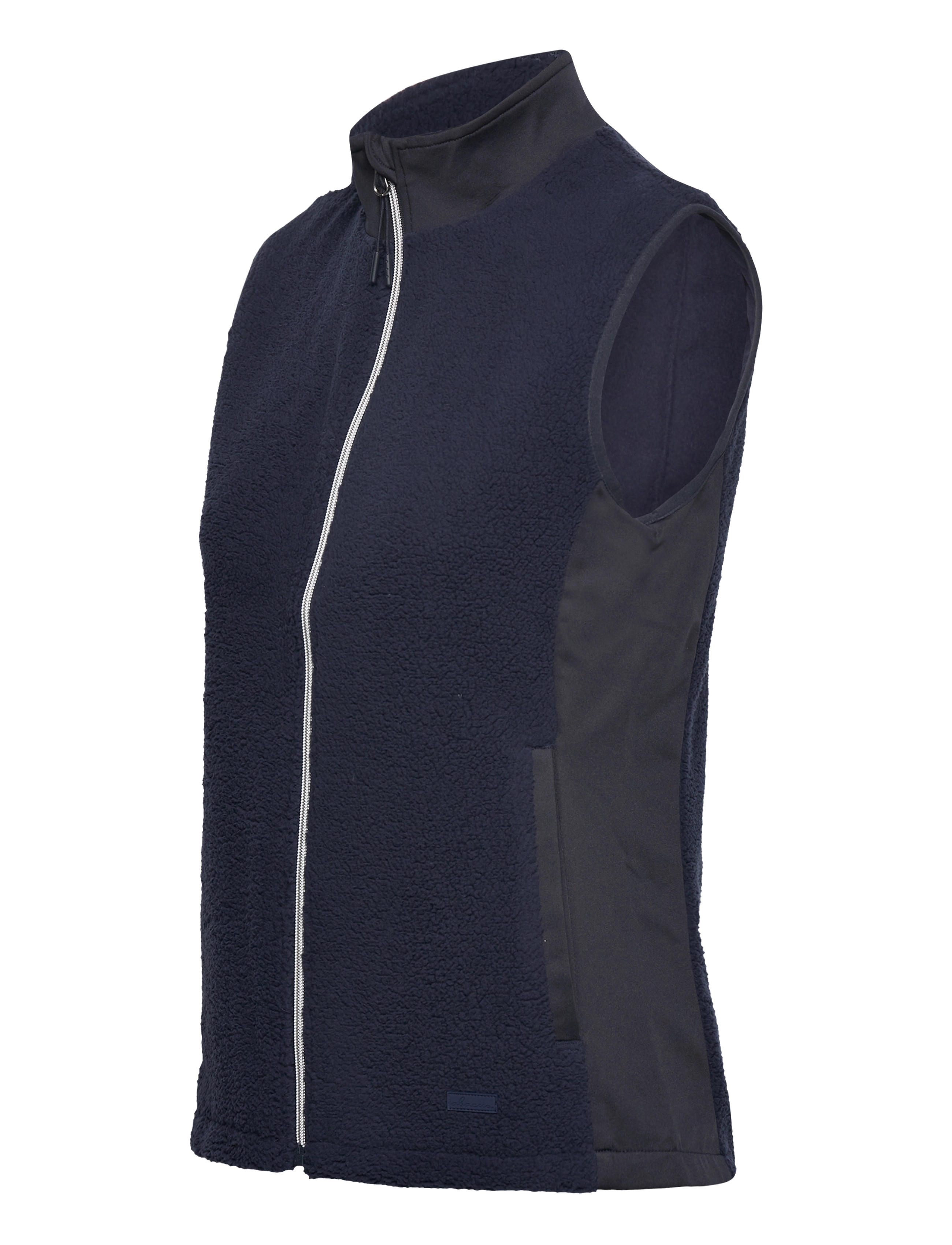Abacus - Lds Bethpage pile vest - navy - 2