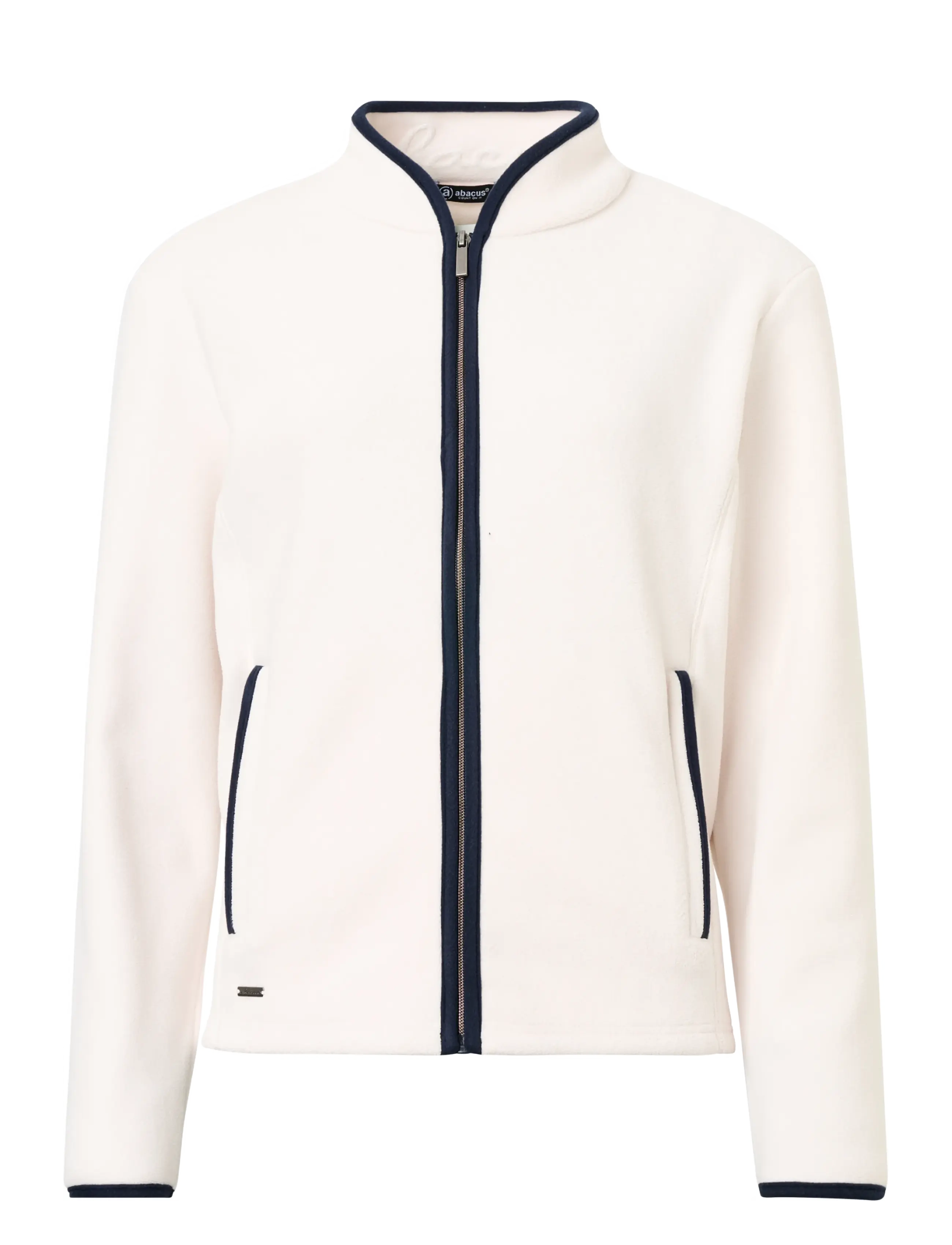 Abacus Lds Foxhills midlayer fullzip - Fleece & Midlayer - CLAM / cream