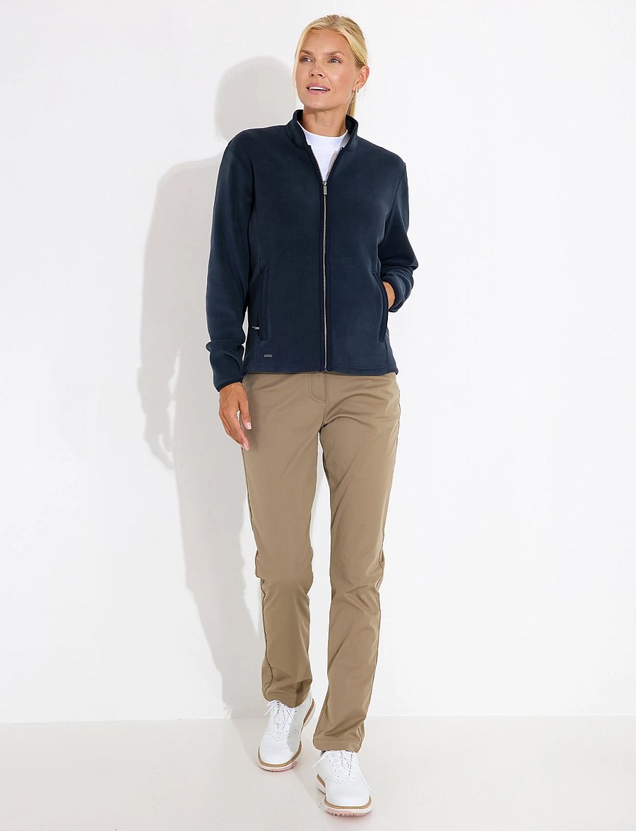 Abacus - Lds Foxhills midlayer fullzip - navy - 3