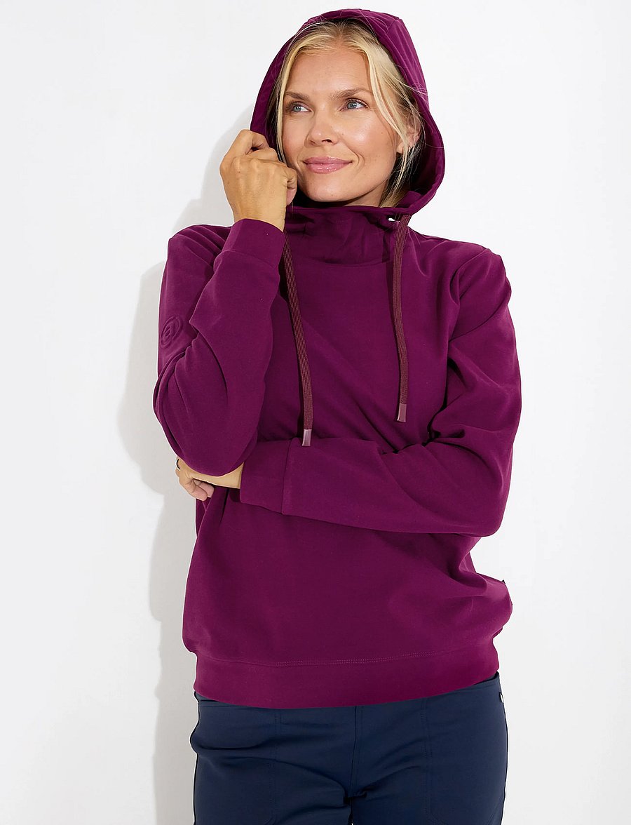 Abacus - Lds Banff hoodie - beetroot - 0