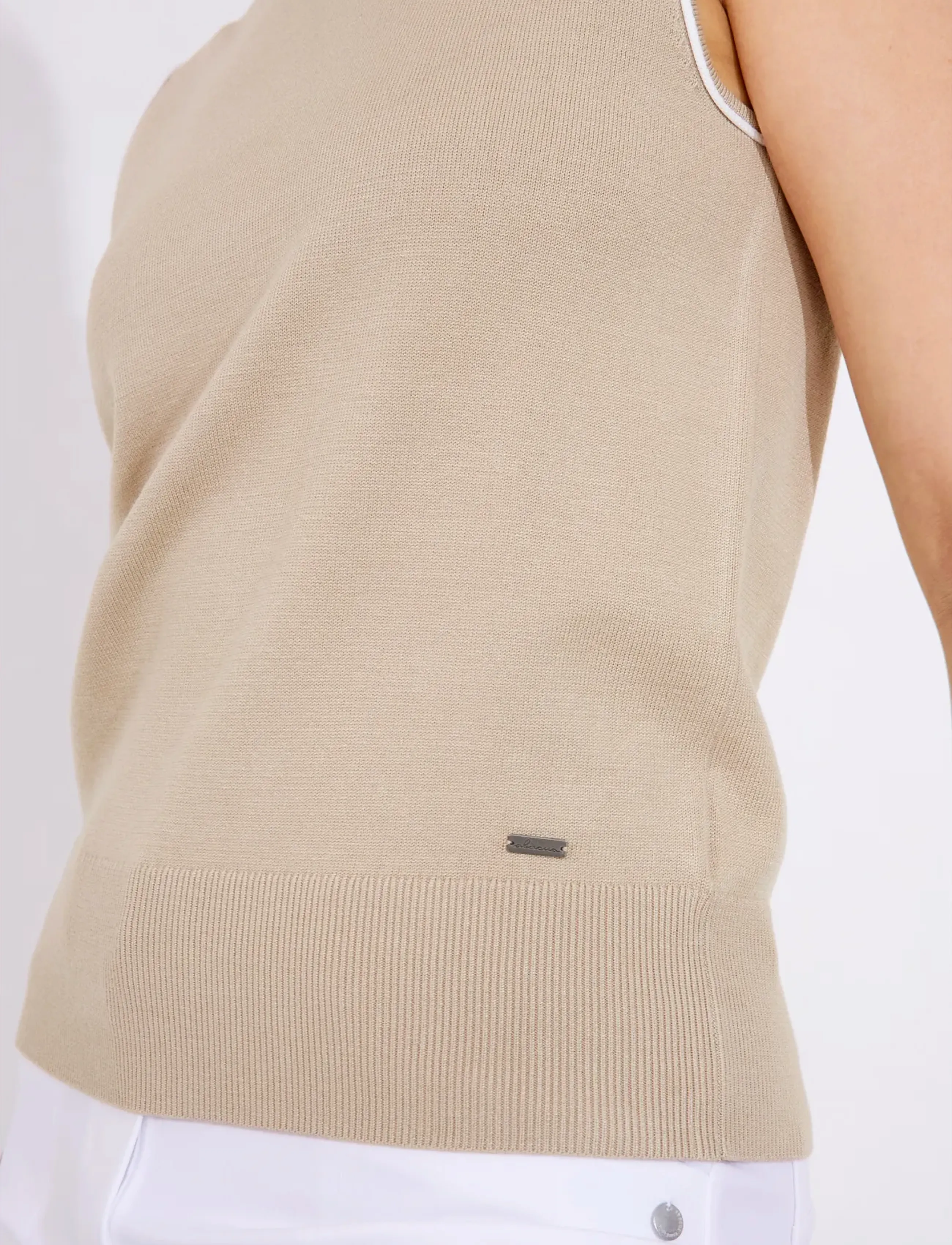 Abacus - Lds Niblick sleeveless - tank tops - lt.sand - 4