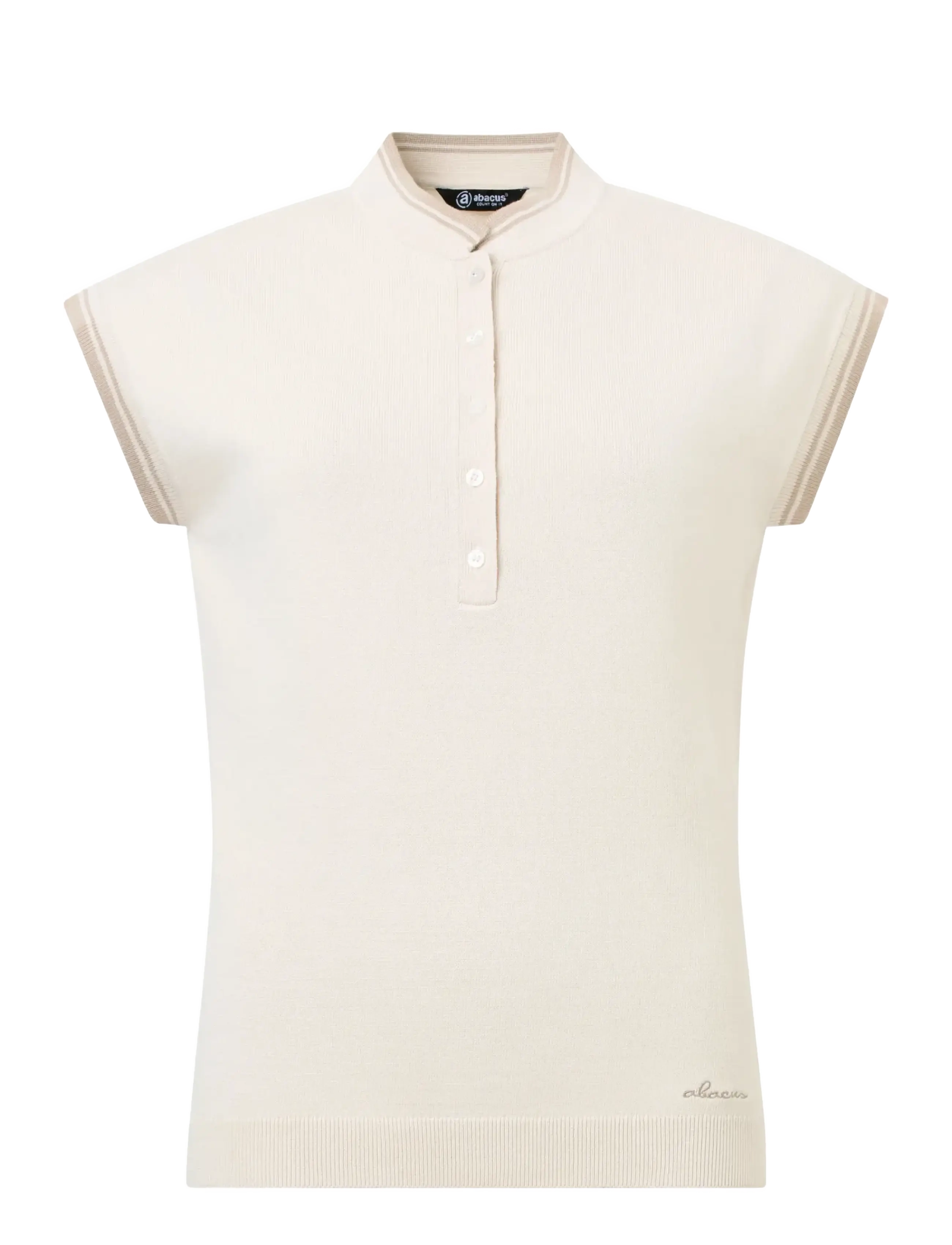 Abacus Lds Niblick cupsleeve - Kläder - CLAM / cream