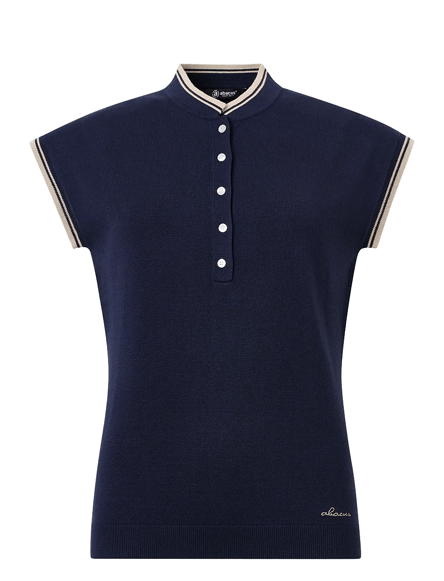Abacus - Lds Niblick cupsleeve - alussärgid ja t-särgid - navy - 1