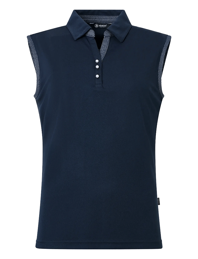 Abacus - Lds Bovey drycool sleeveless - alussärgid ja t-särgid - navy - 1