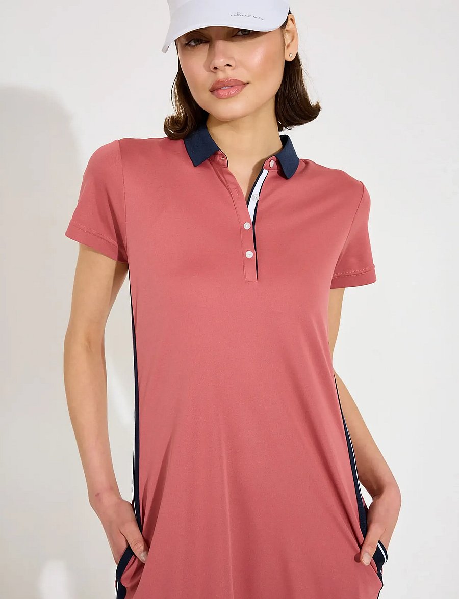 Abacus - Lds Peggy dress - kleider & röcke - dusty rose - 0
