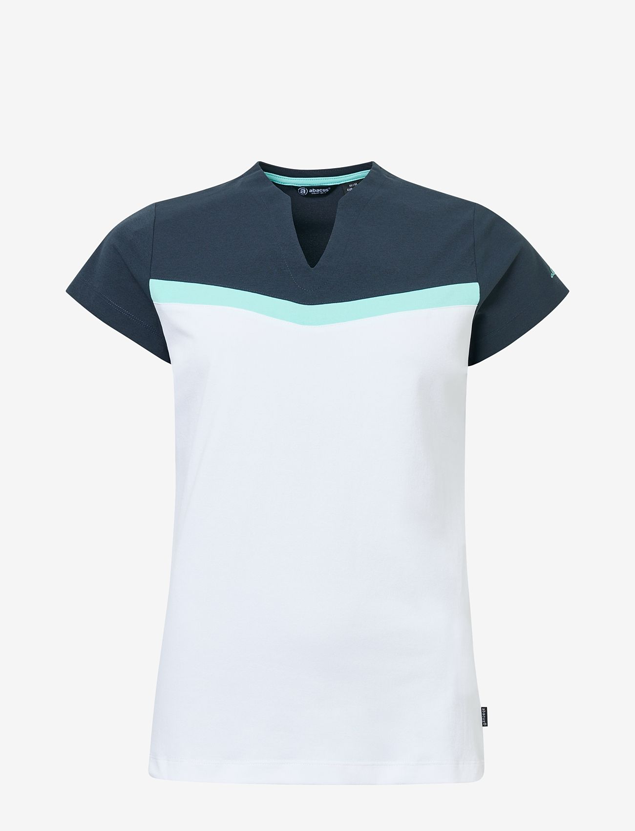 Abacus - Lds Erin cupsleeve - aqua/white - 0