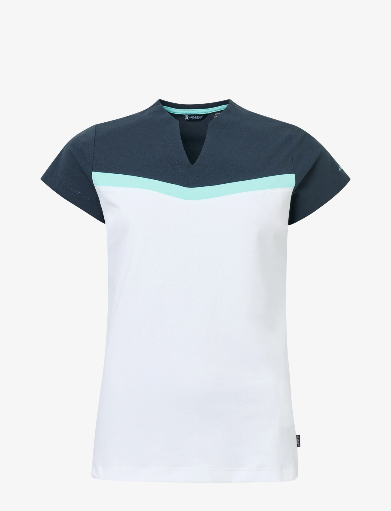 Lds Erin cupsleeve - AQUA/WHITE