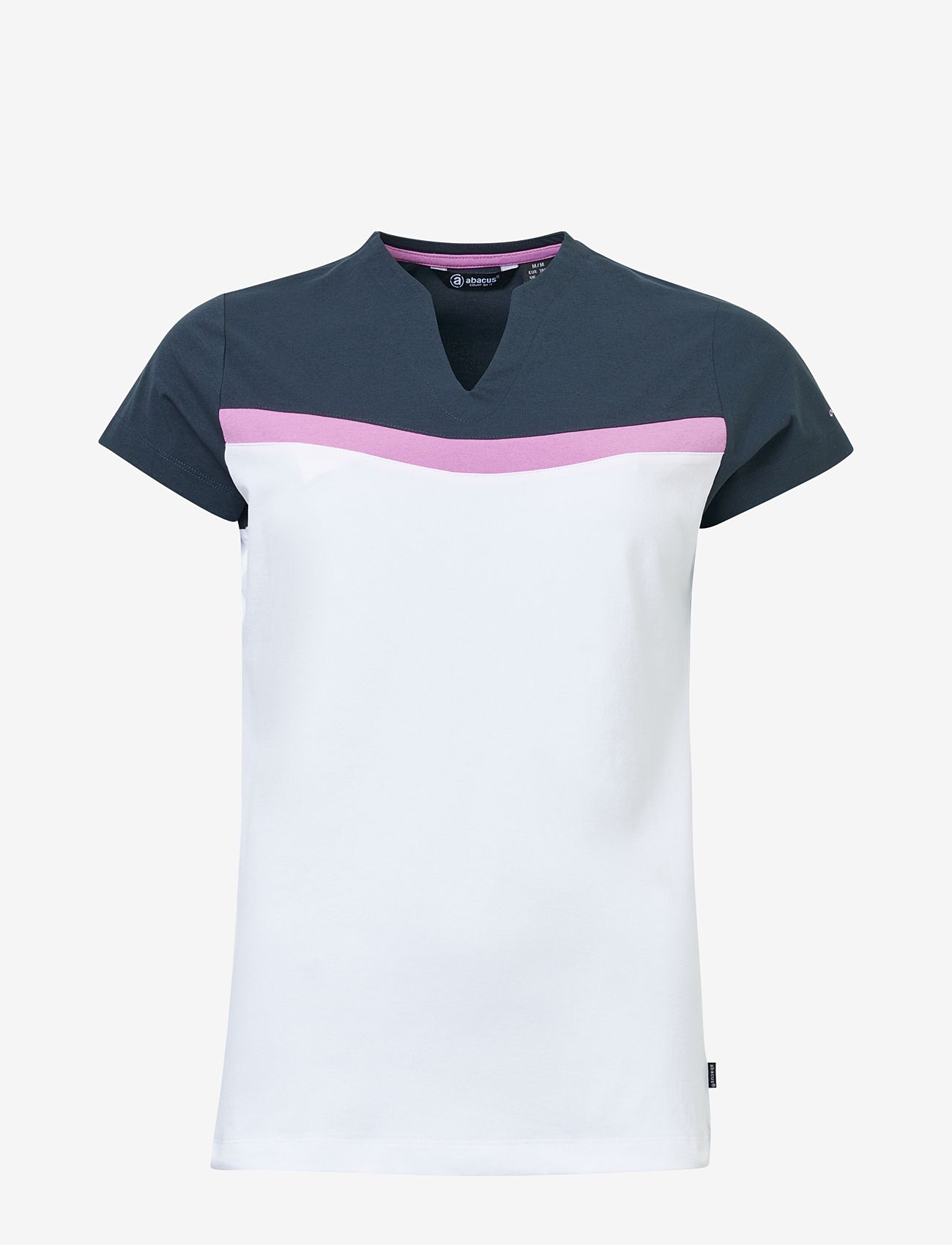 Abacus - Lds Erin cupsleeve - white/iris - 0