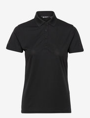 Abacus - Lds Cray drycool polo - tops & t-shirts - black - 0